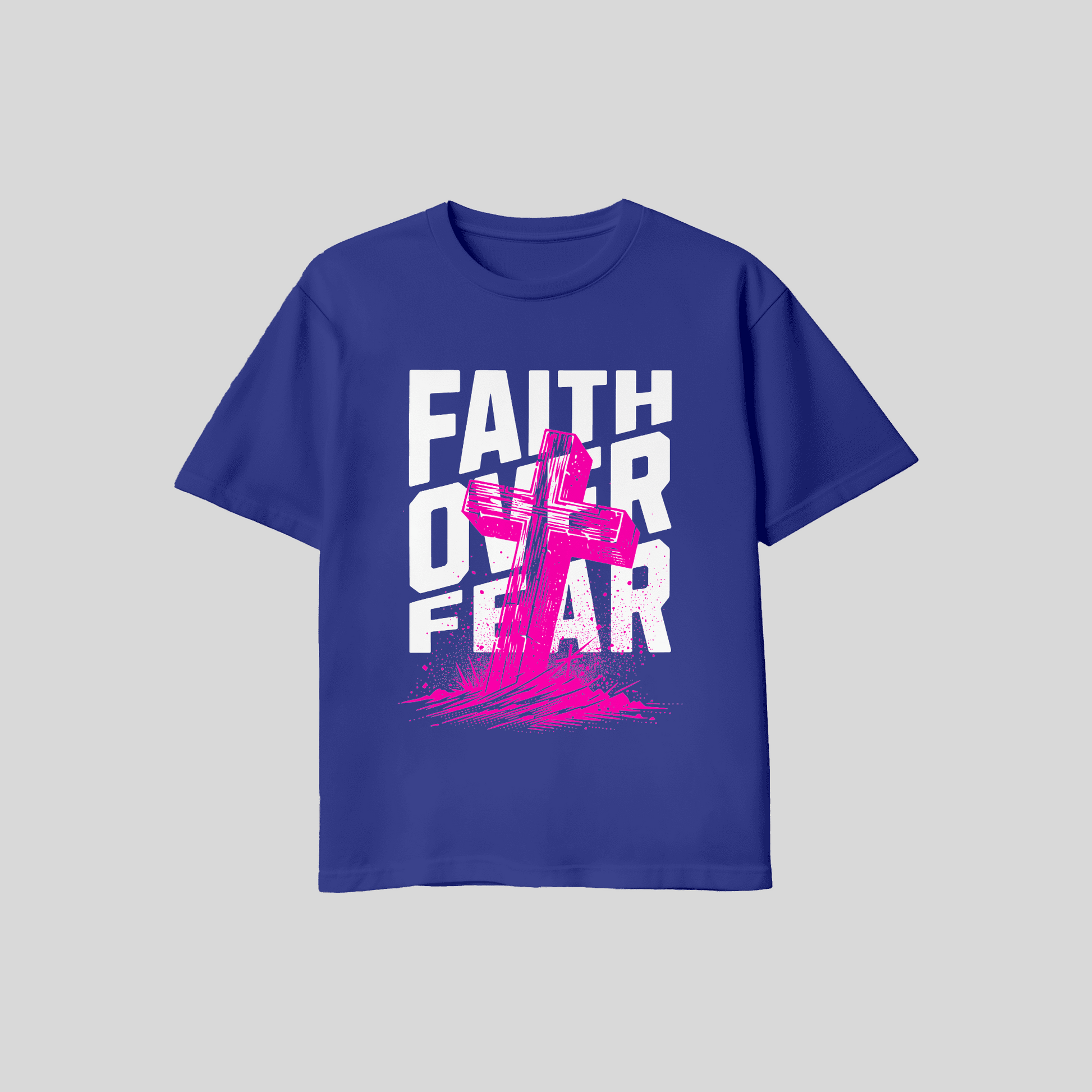 Premium T-Shirt Faith over Fear KrzR DruckZone