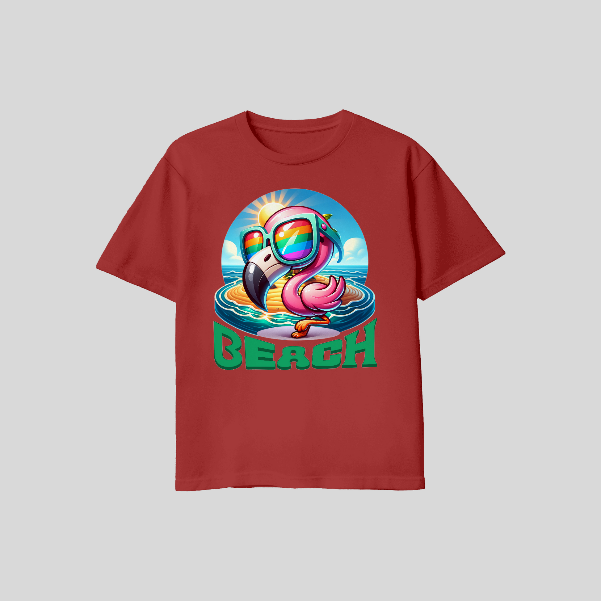 Premium T-Shirt Flamingo KrzR DruckZone