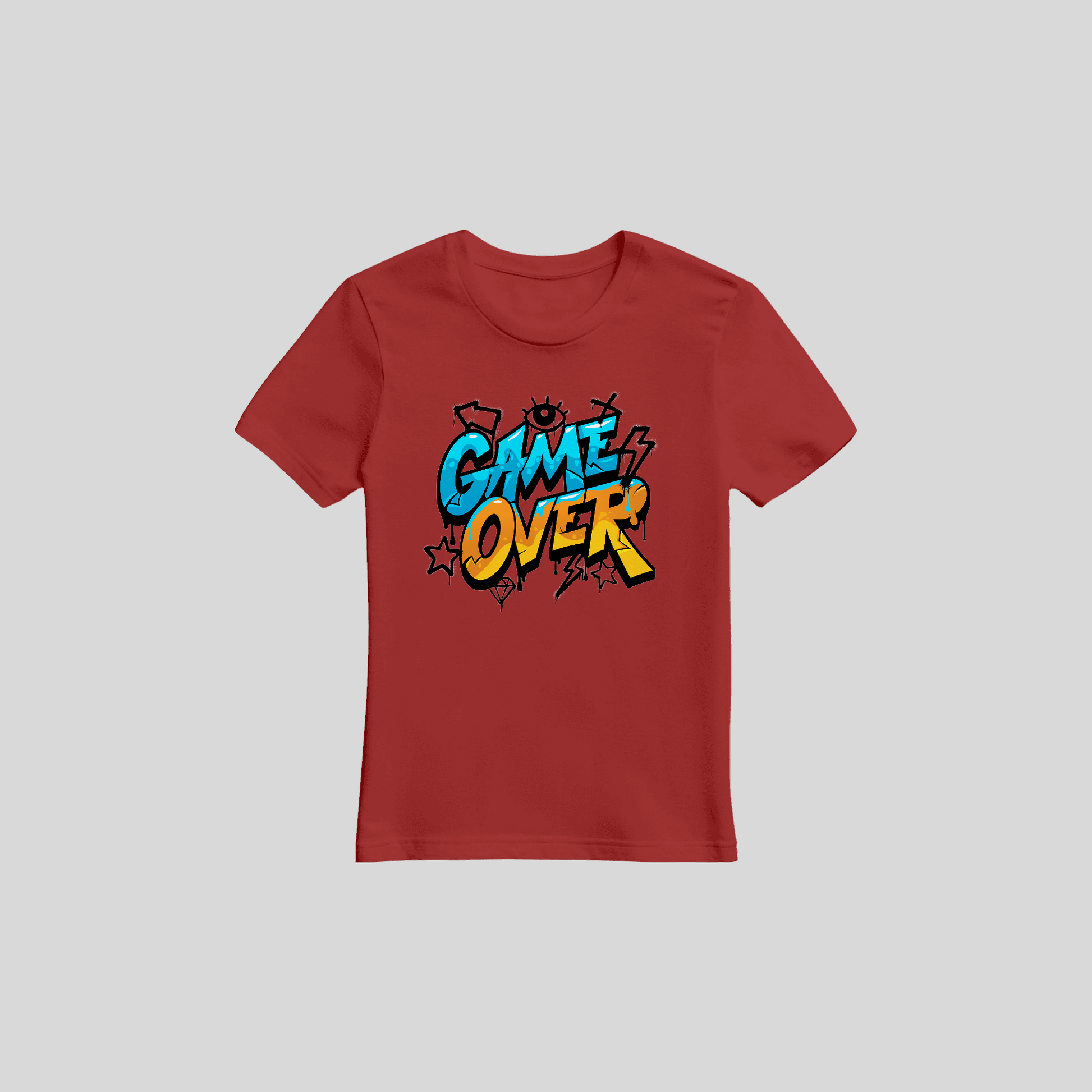 Premium T-Shirt Game Over KrzR DruckZone