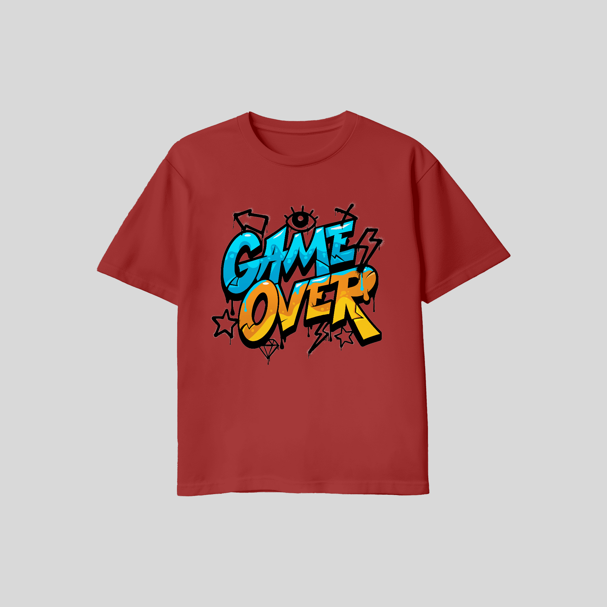 Premium T-Shirt Game Over KrzR DruckZone