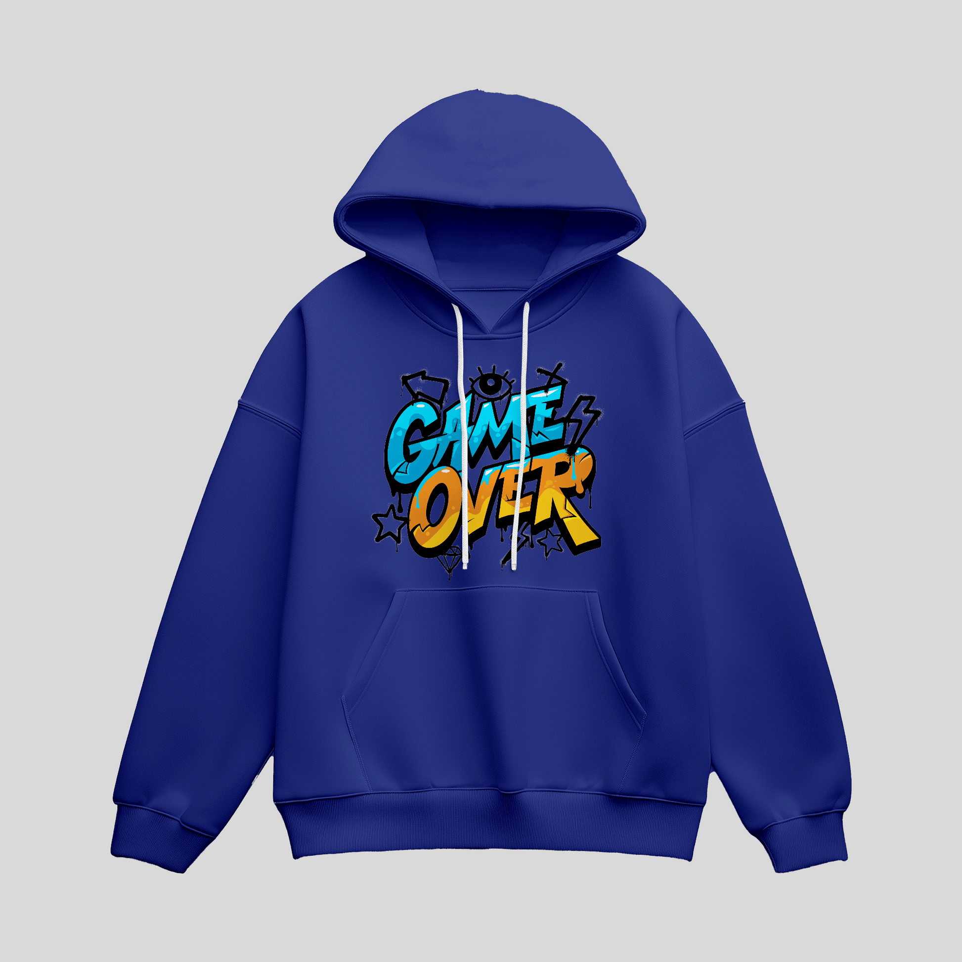 Hoodie Game Over KrzR DruckZone