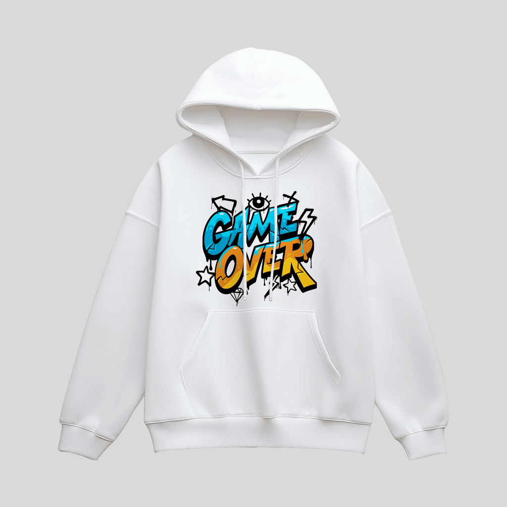 Hoodie Game Over KrzR DruckZone