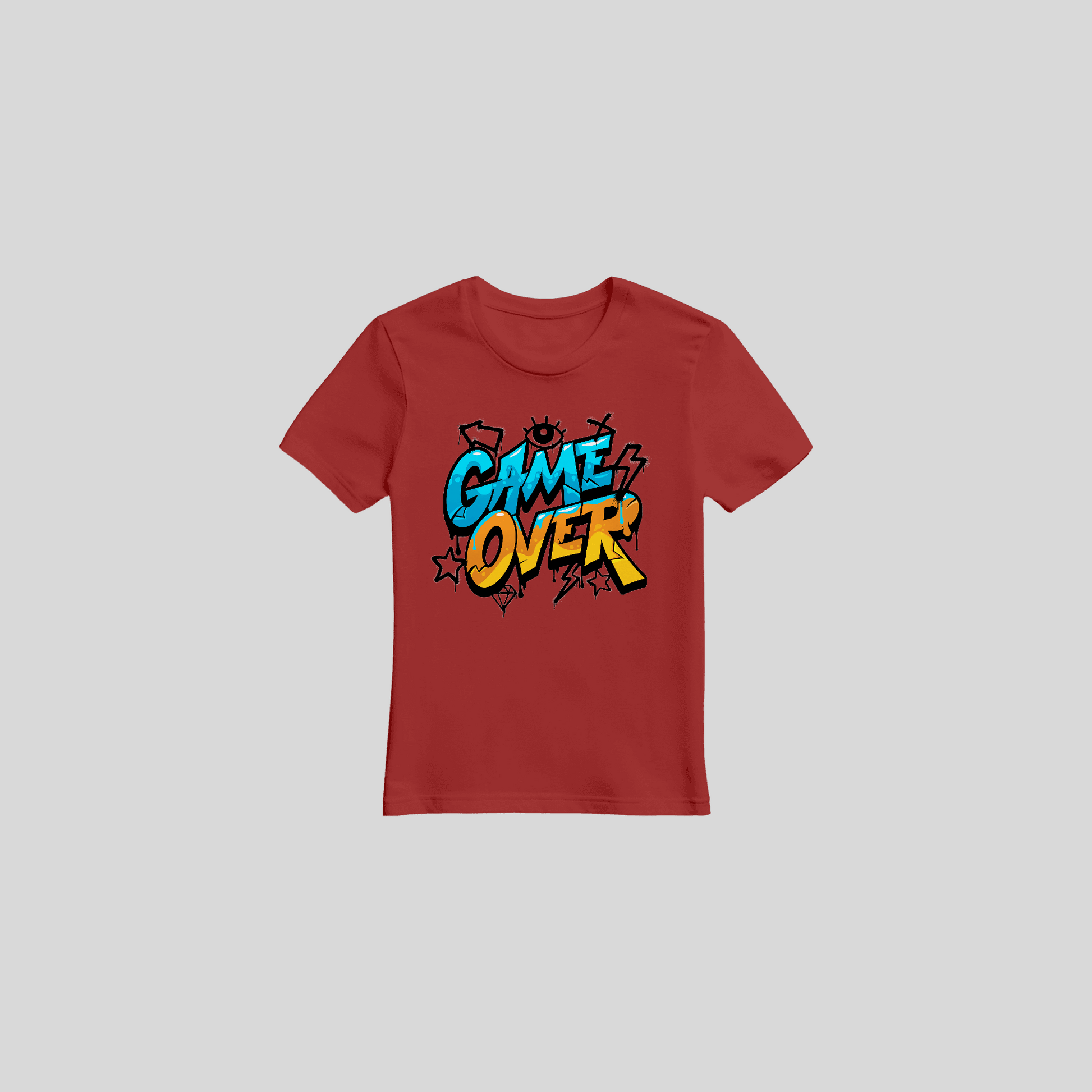 T-Shirt Game Over KrzR DruckZone