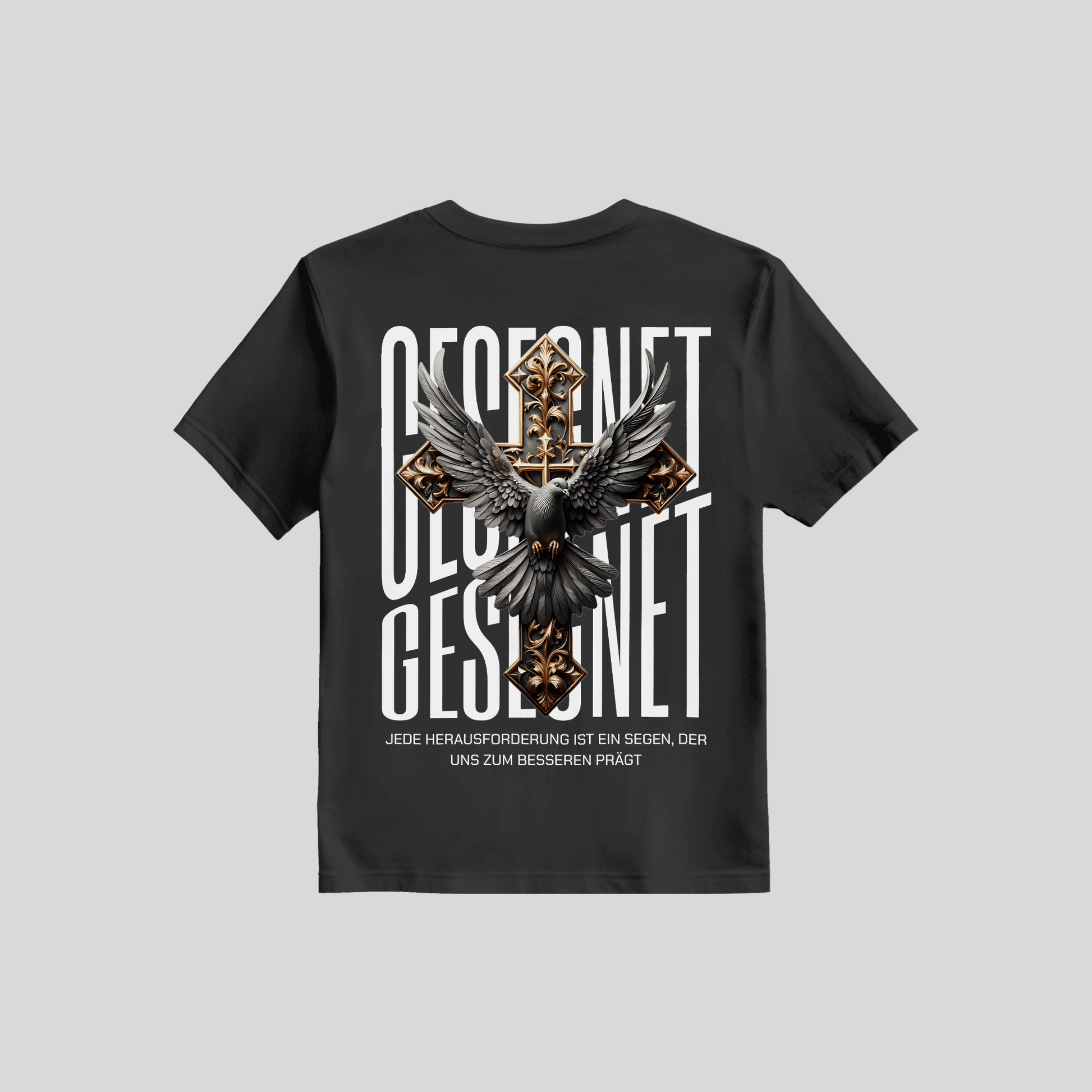 Premium T-Shirt - „Gesegnet“ KrzR DruckZone