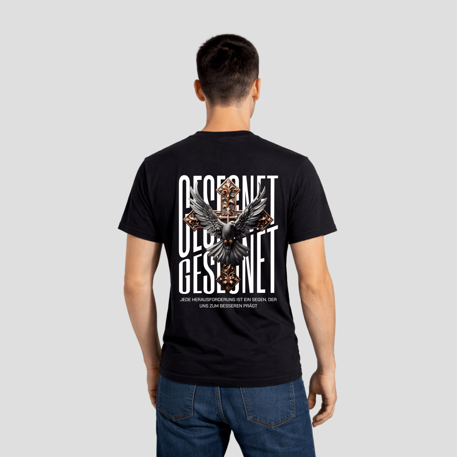 Premium T-Shirt - „Gesegnet“ KrzR DruckZone