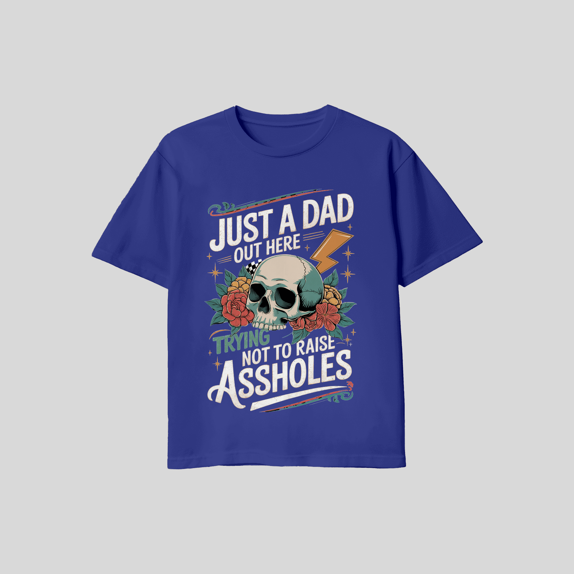 T-Shirt Just Dad KrzR DruckZone