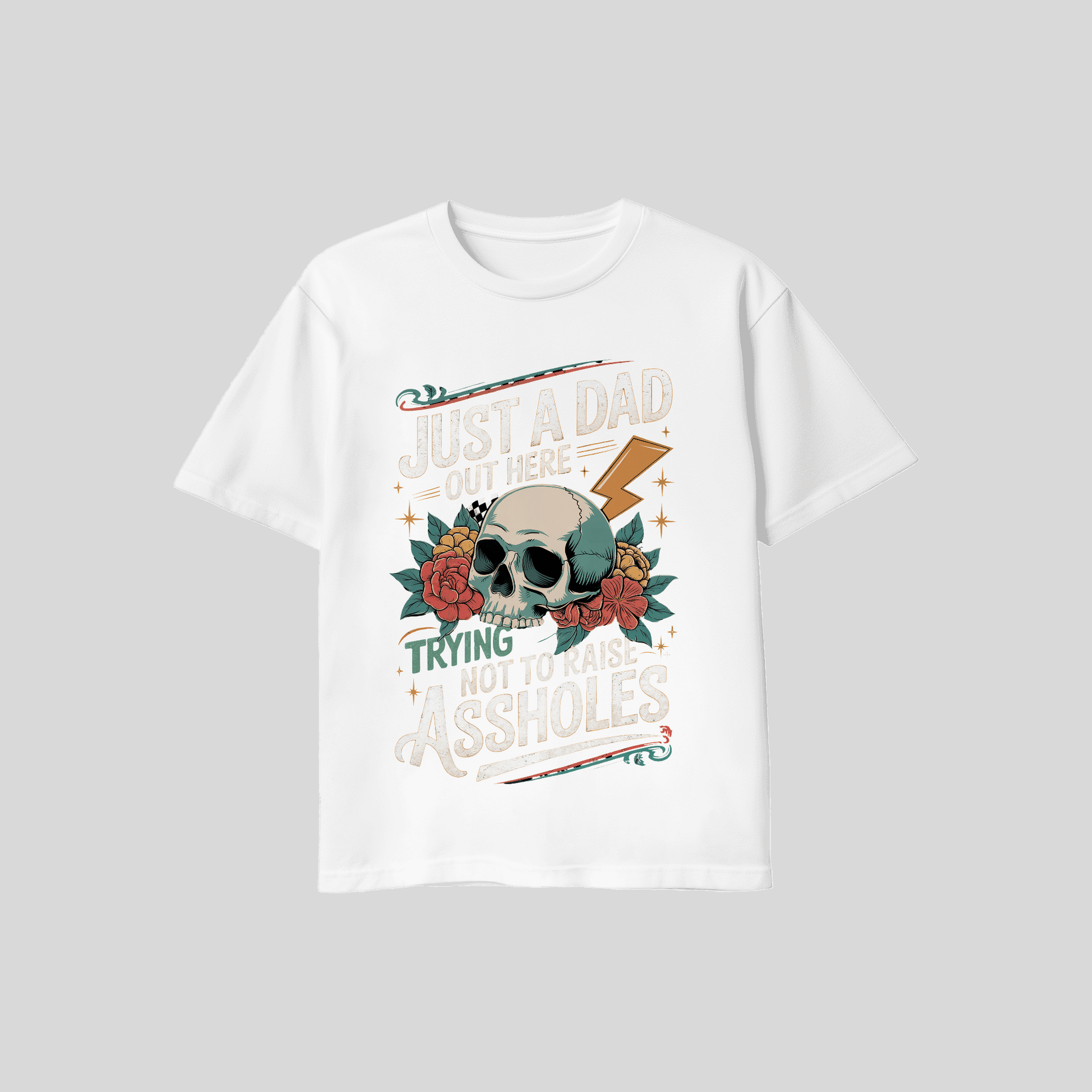 T-Shirt Just Dad KrzR DruckZone