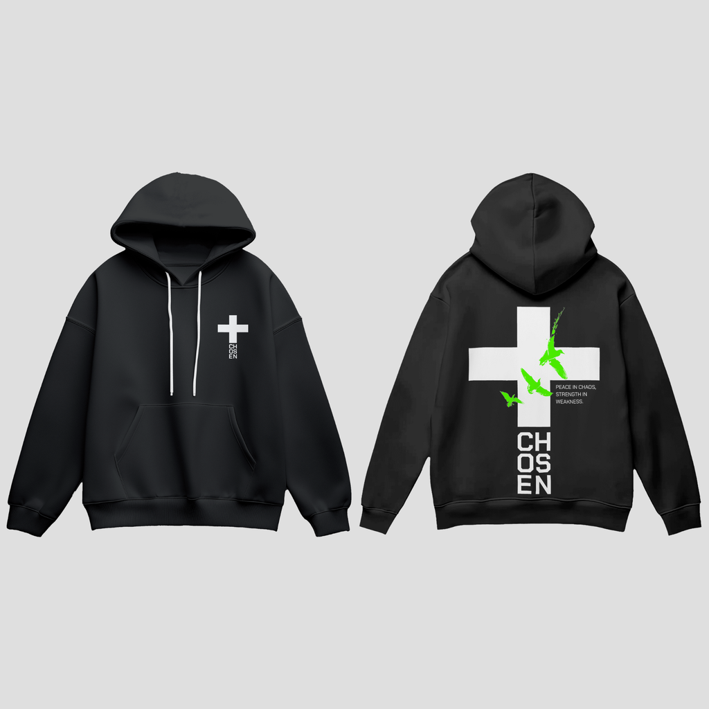 Premium Chosen Hoodie – Faith Streetwear KrzR DruckZone