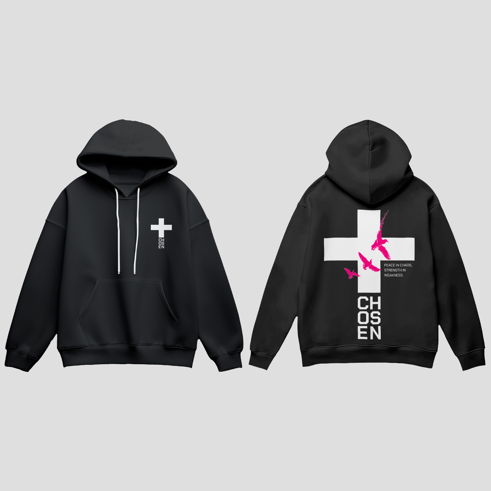 Premium Chosen Hoodie – Faith Streetwear KrzR DruckZone