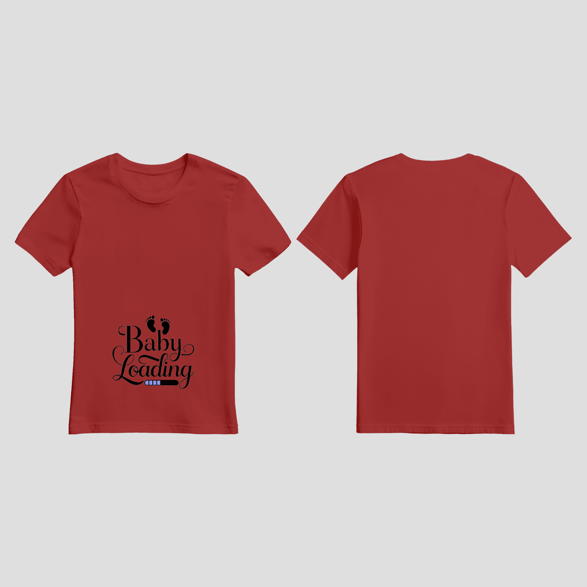 Baby Loading T-Shirt – Schwangerschafts-Shirt KrzR DruckZone