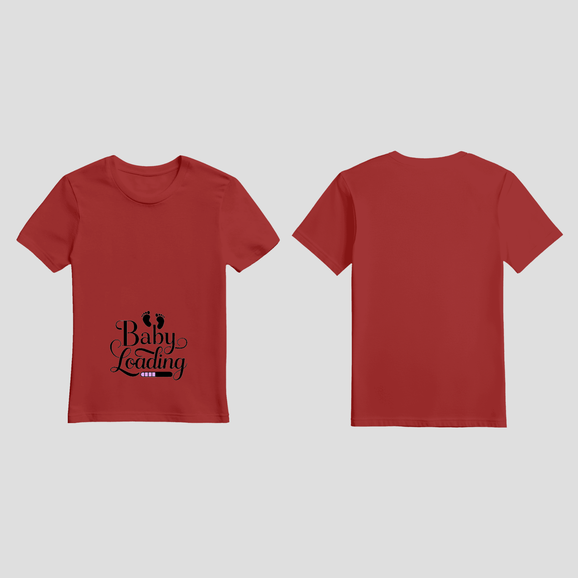 Baby Loading T-Shirt – Schwangerschafts-Shirt KrzR DruckZone