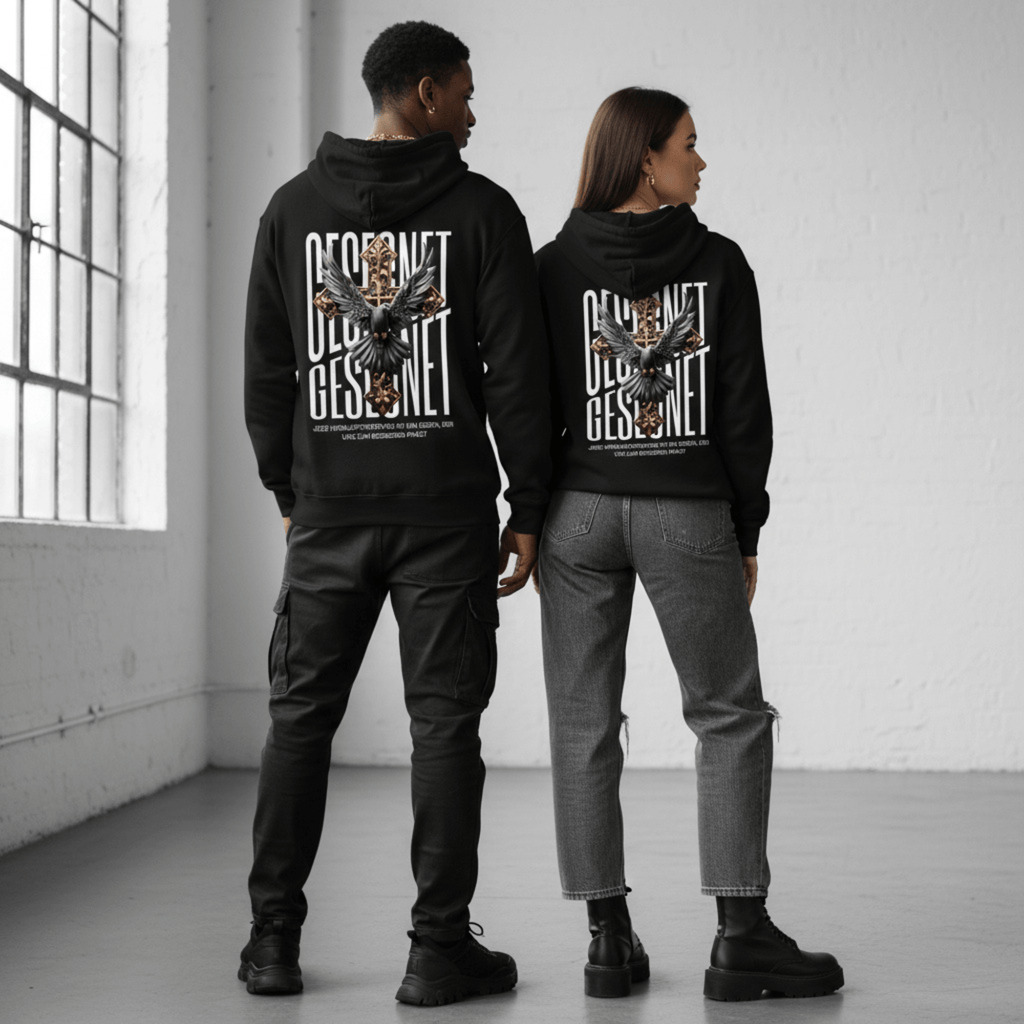 hoodie herren damen tauben design shooting