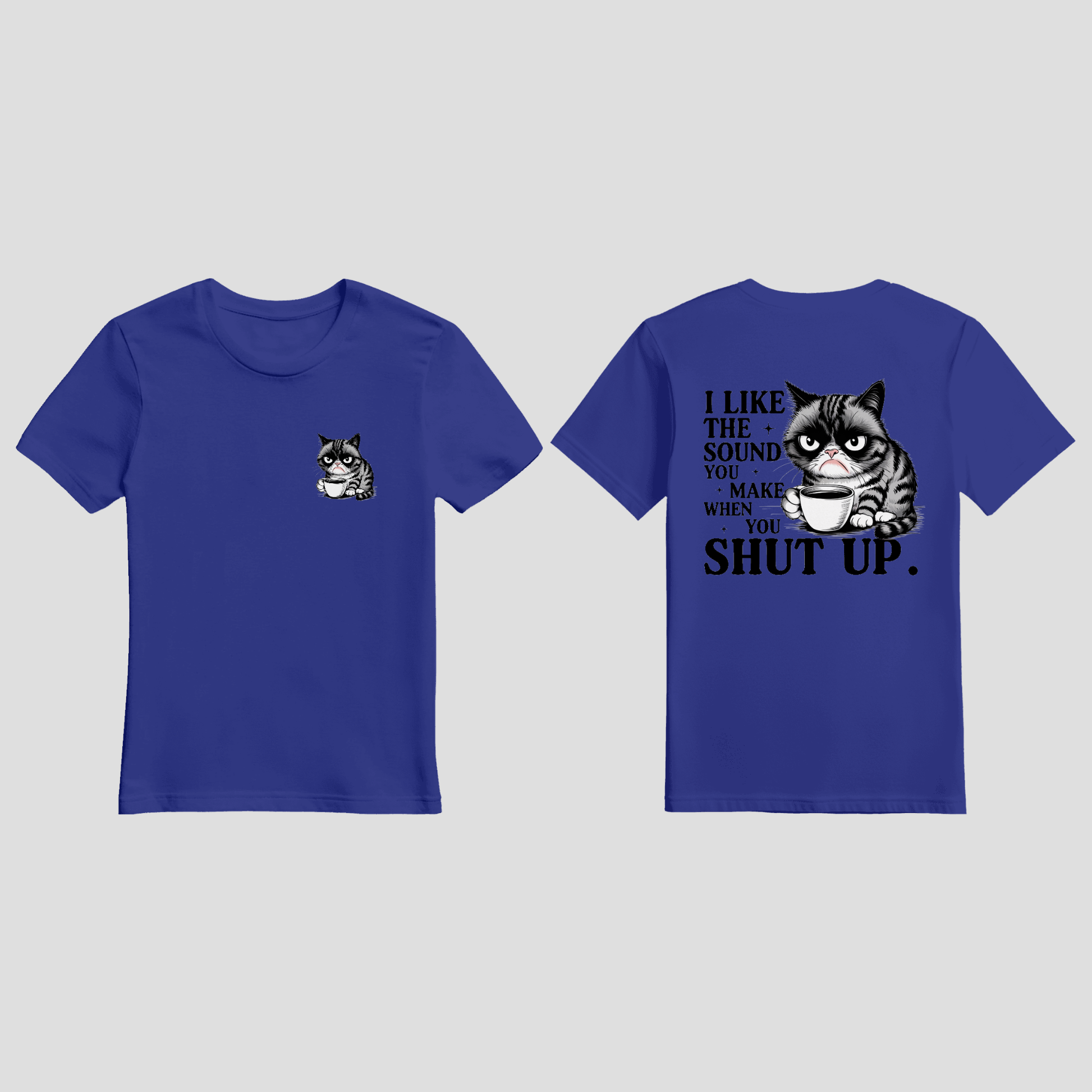 Premium T-Shirt „Shut up“ KrzR DruckZone