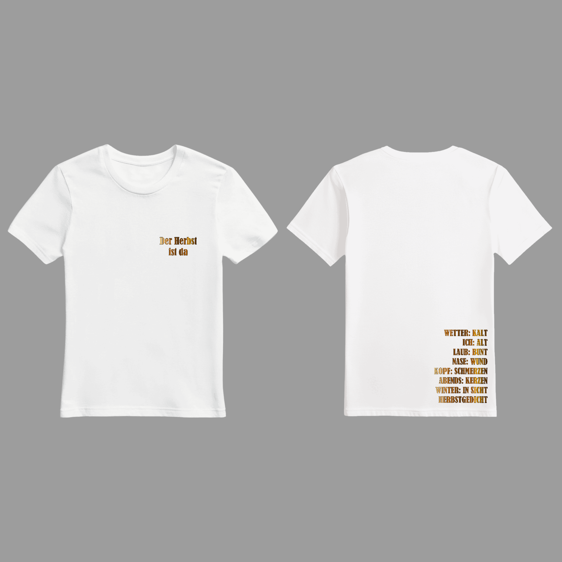 T-Shirt Der Herbst ist da KrzR DruckZone