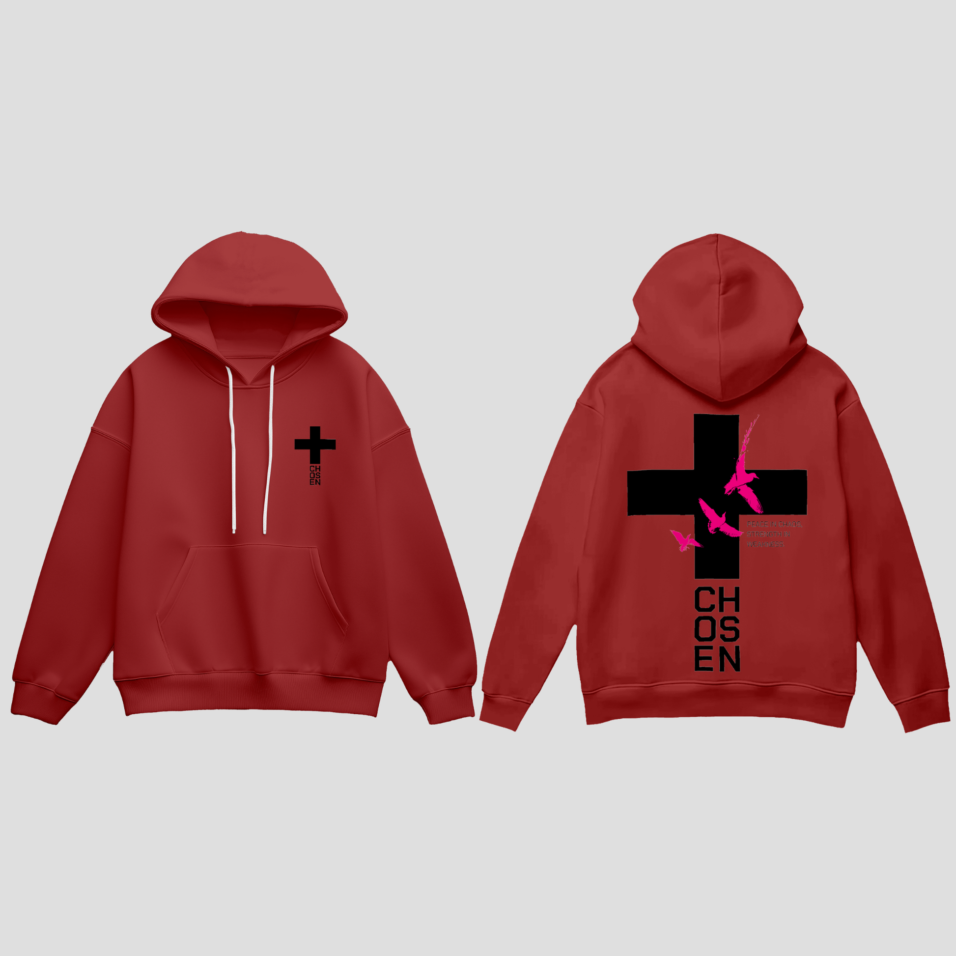 Premium Chosen Hoodie – Faith Streetwear KrzR DruckZone
