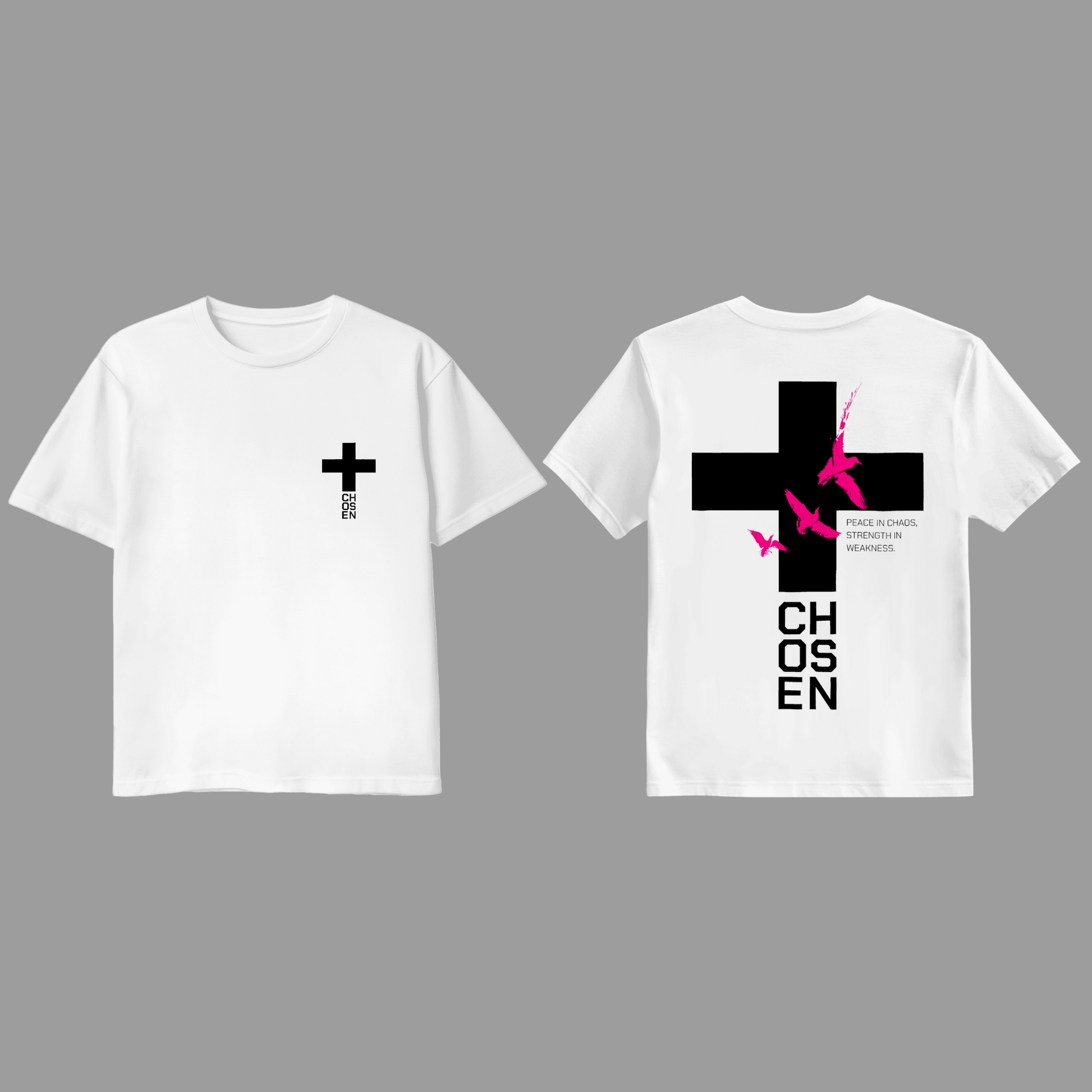 Premium T-Shirt CHOSEN – Streetwear Statement Shirt KrzR DruckZone