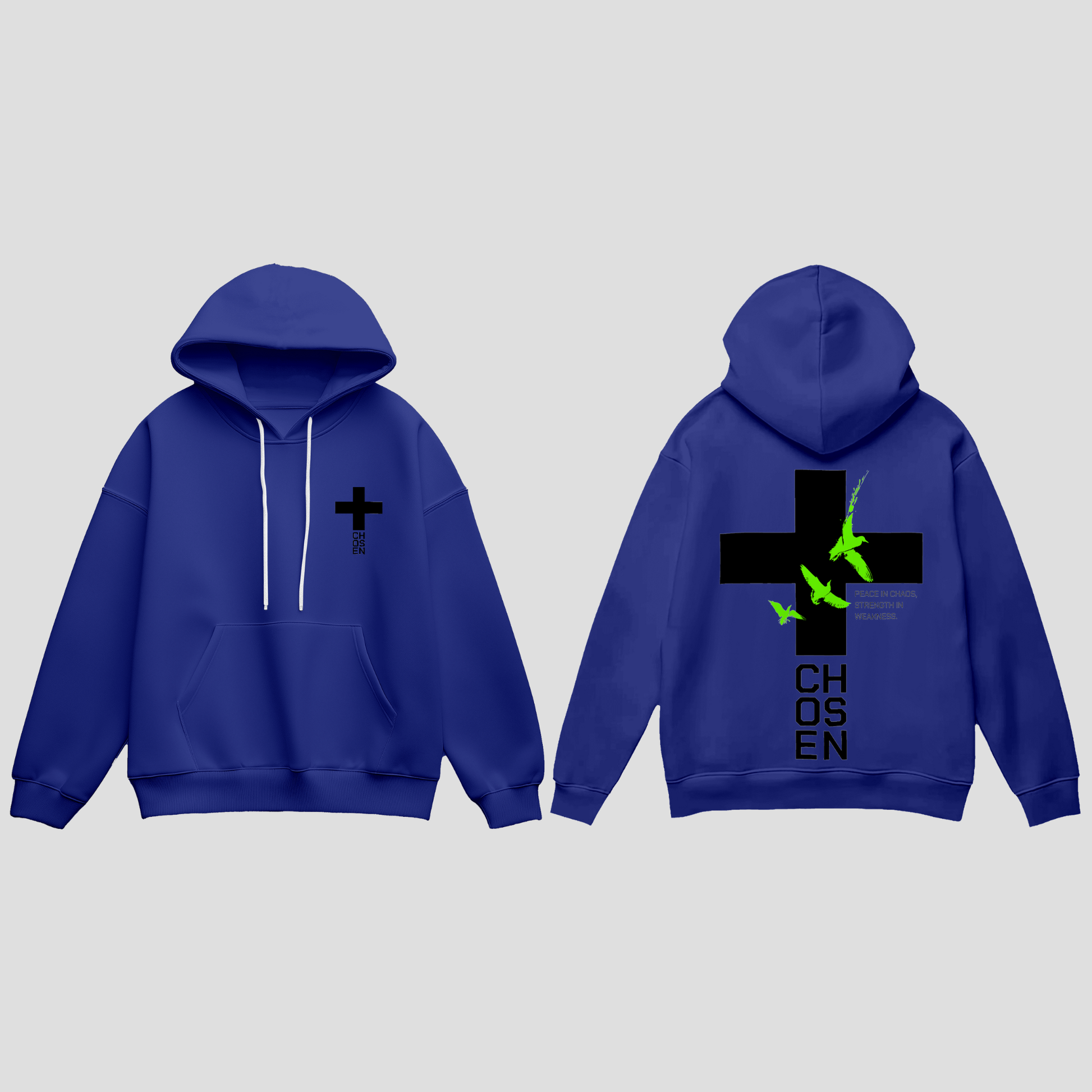 Premium Chosen Hoodie – Faith Streetwear KrzR DruckZone