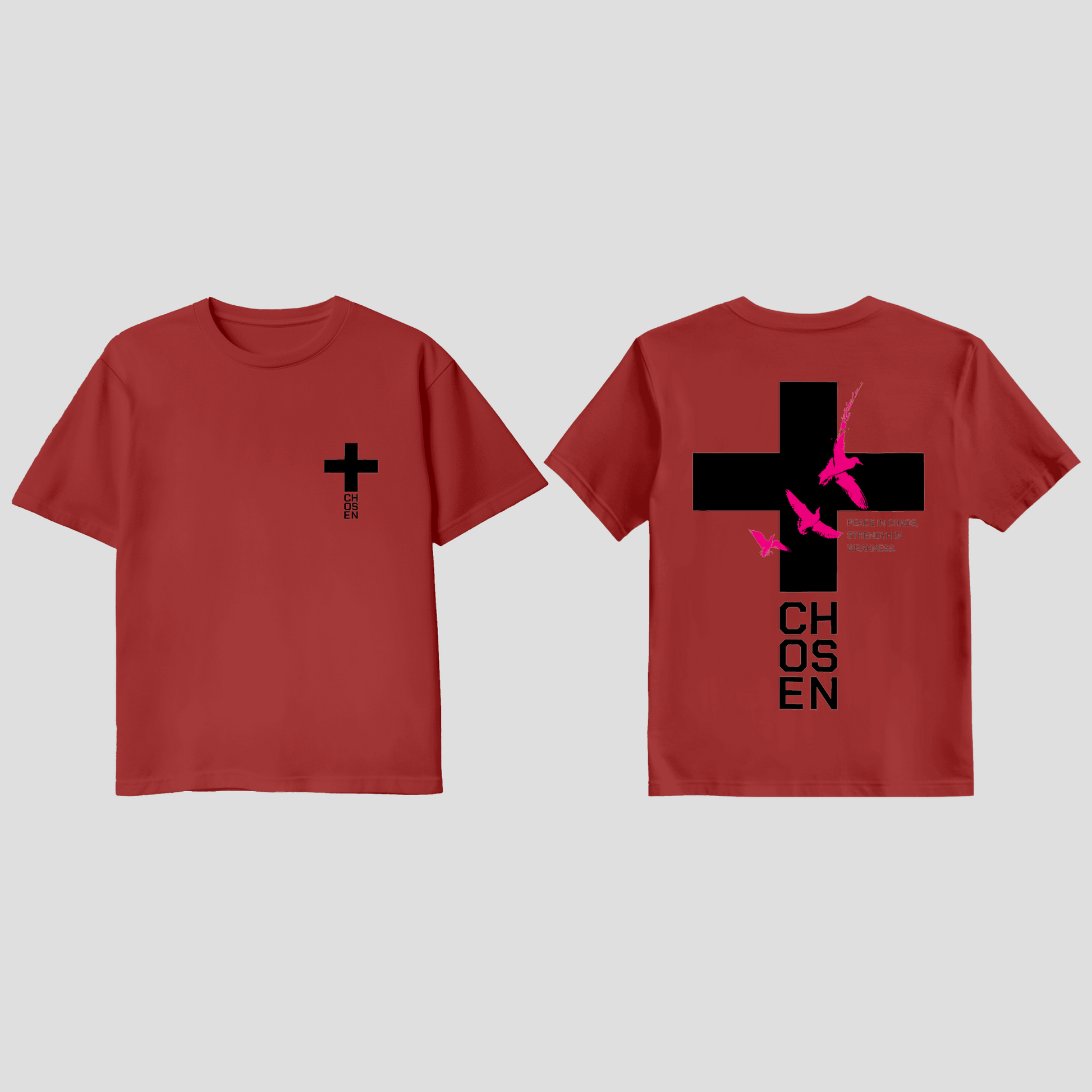 Premium T-Shirt CHOSEN – Streetwear Statement Shirt KrzR DruckZone