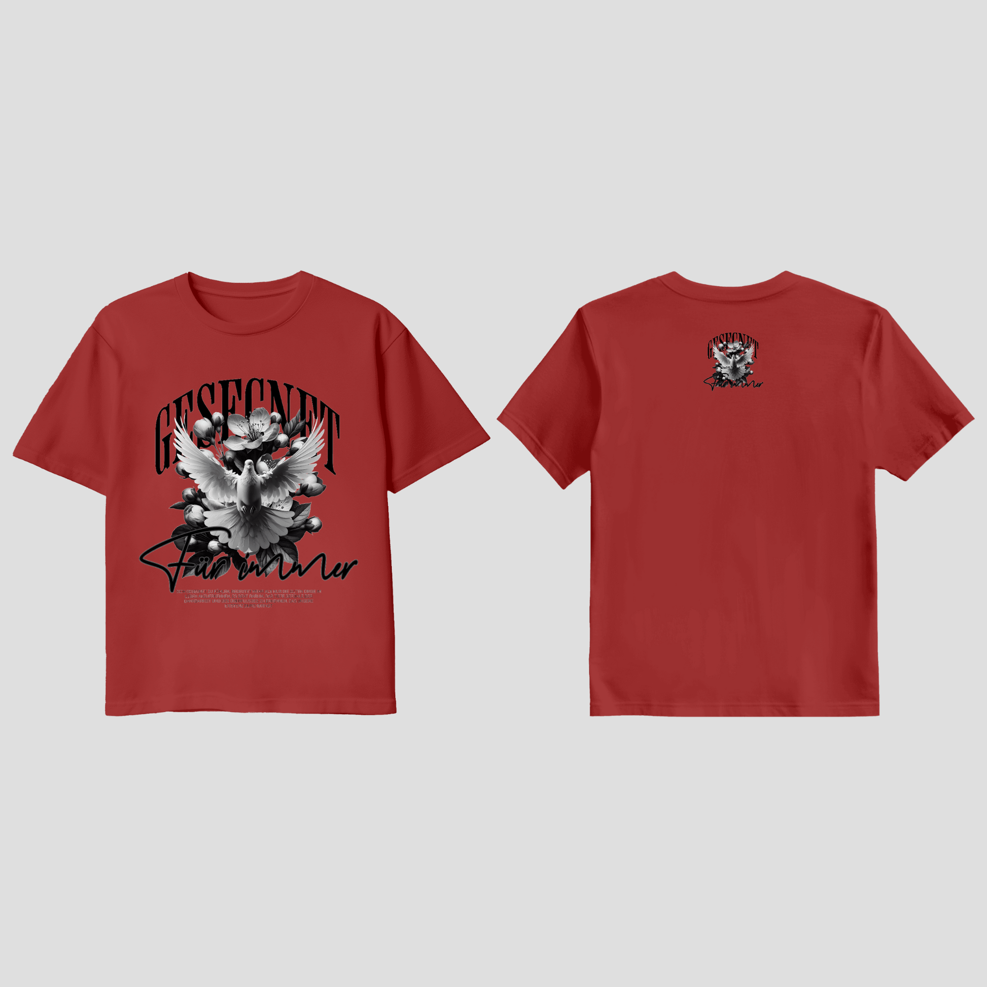 Premium Glaubens T-Shirt „Gesegnet für immer“ KrzR DruckZone