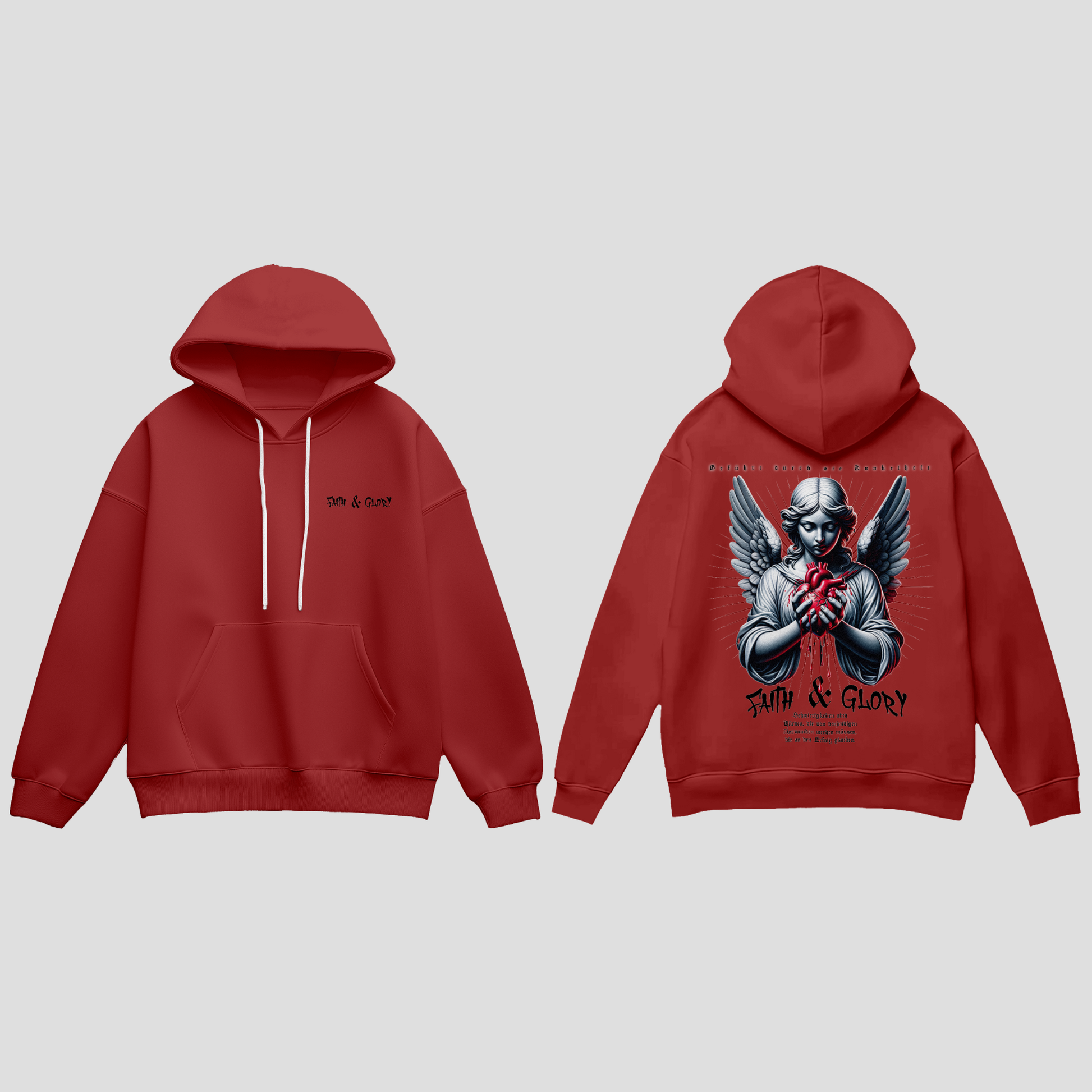 Premium Hoodie Angel – mit Engel-Design KrzR DruckZone