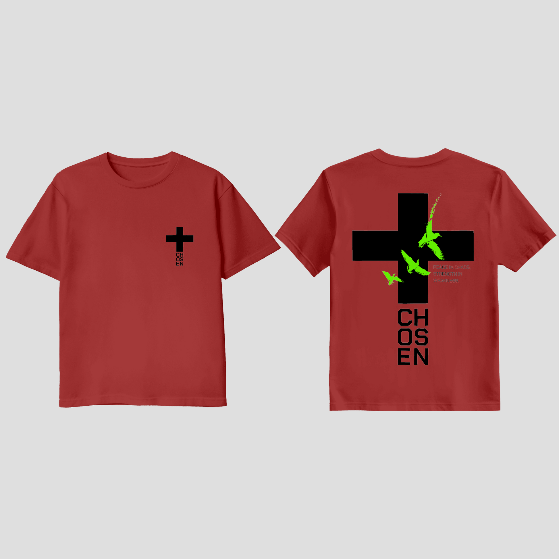 Premium T-Shirt CHOSEN – Streetwear Statement Shirt KrzR DruckZone