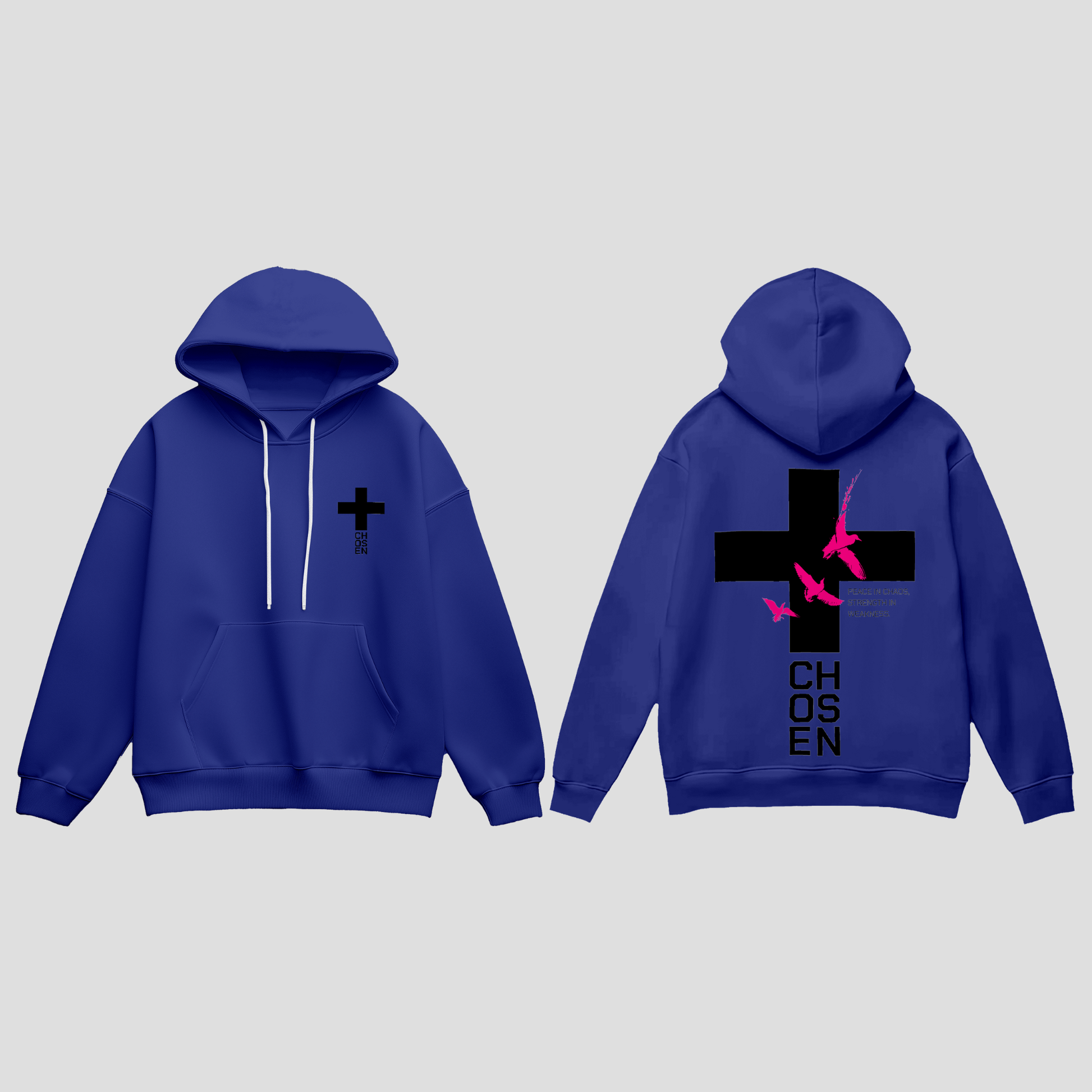Premium Chosen Hoodie – Faith Streetwear KrzR DruckZone