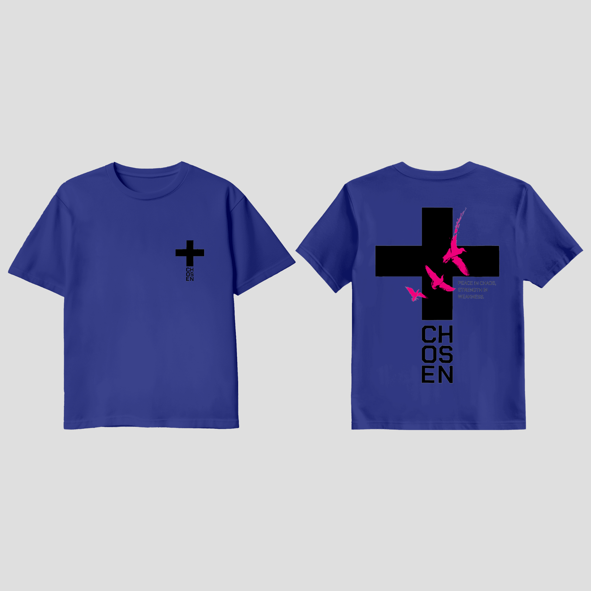 Premium T-Shirt CHOSEN – Streetwear Statement Shirt KrzR DruckZone