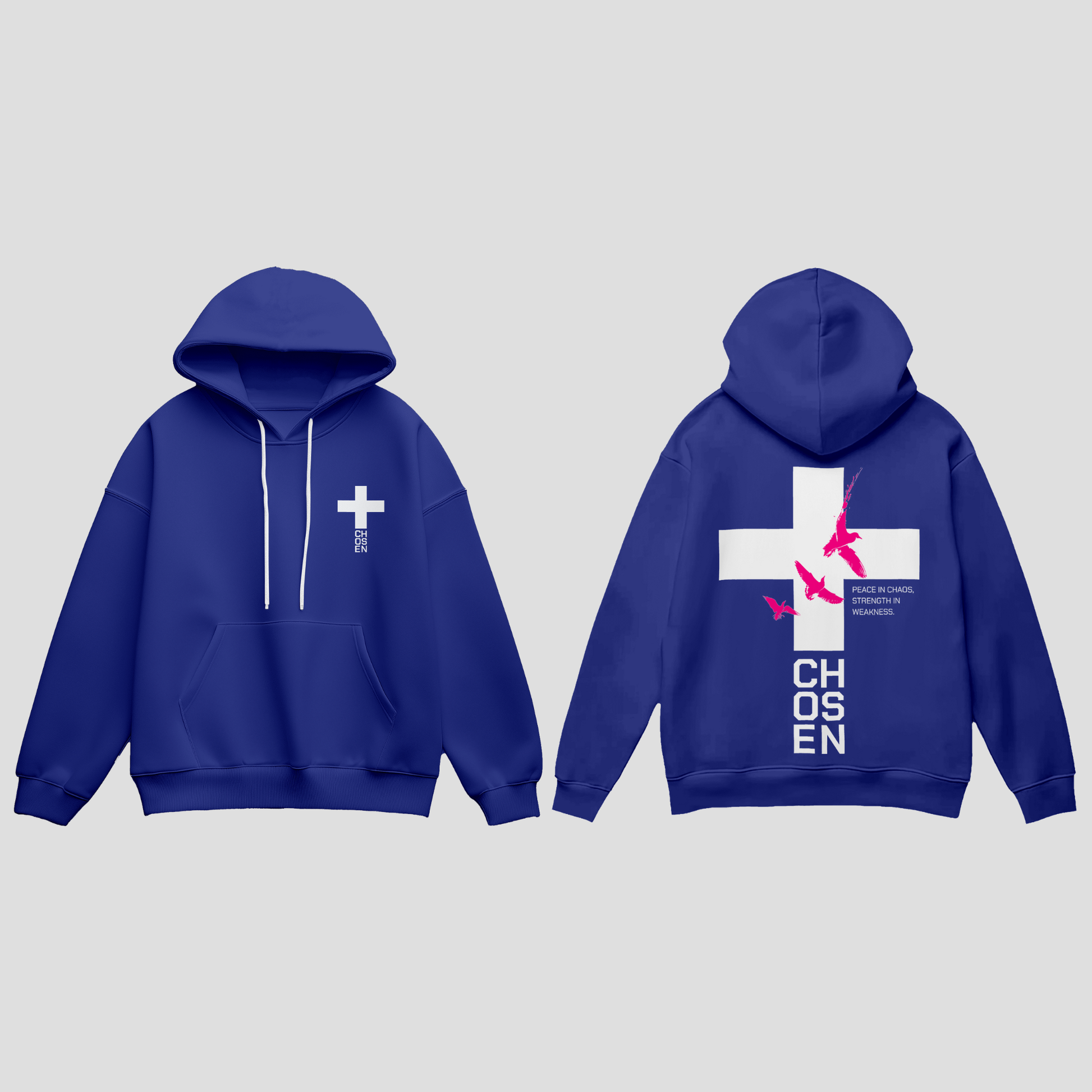 Premium Chosen Hoodie – Faith Streetwear KrzR DruckZone