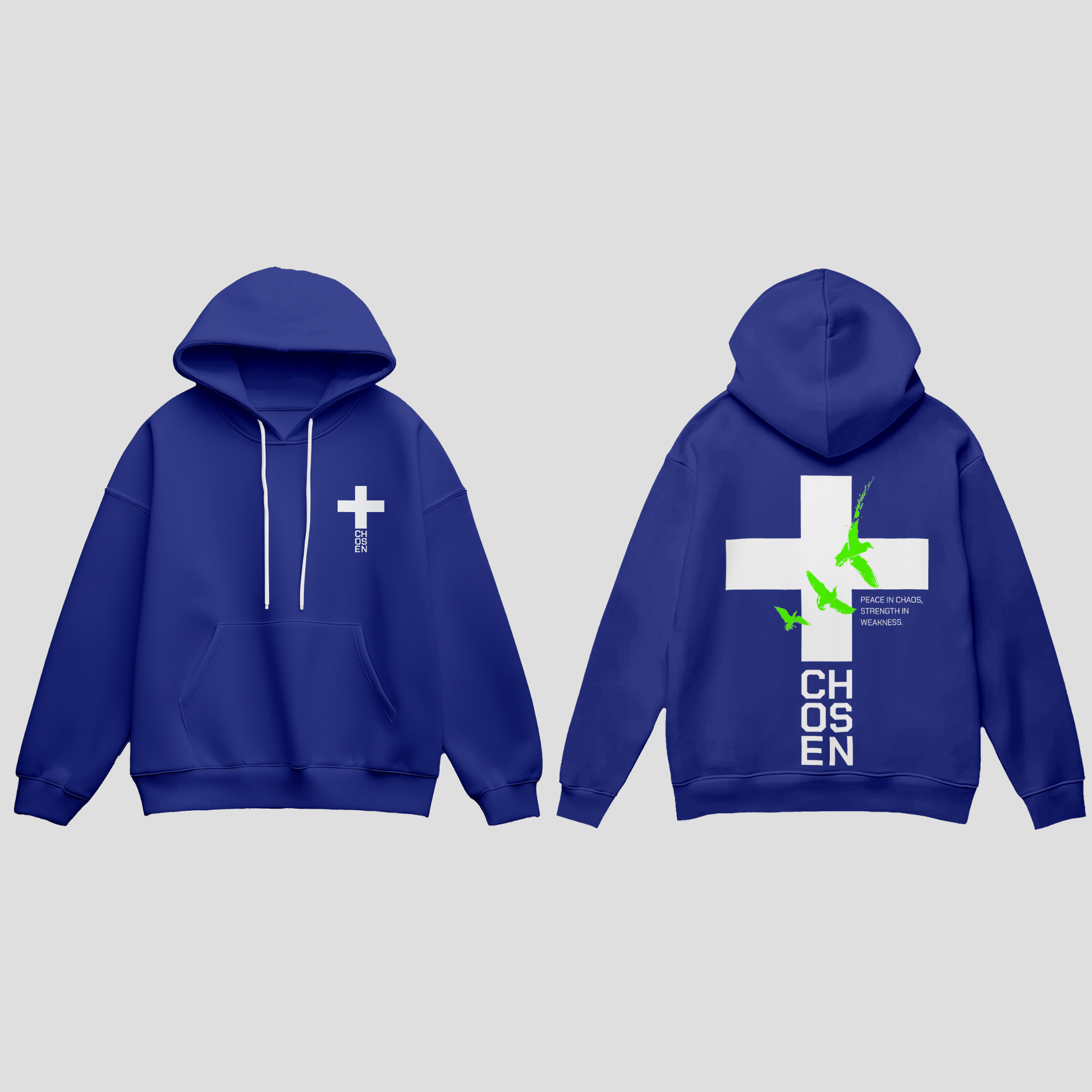 Premium Chosen Hoodie – Faith Streetwear KrzR DruckZone