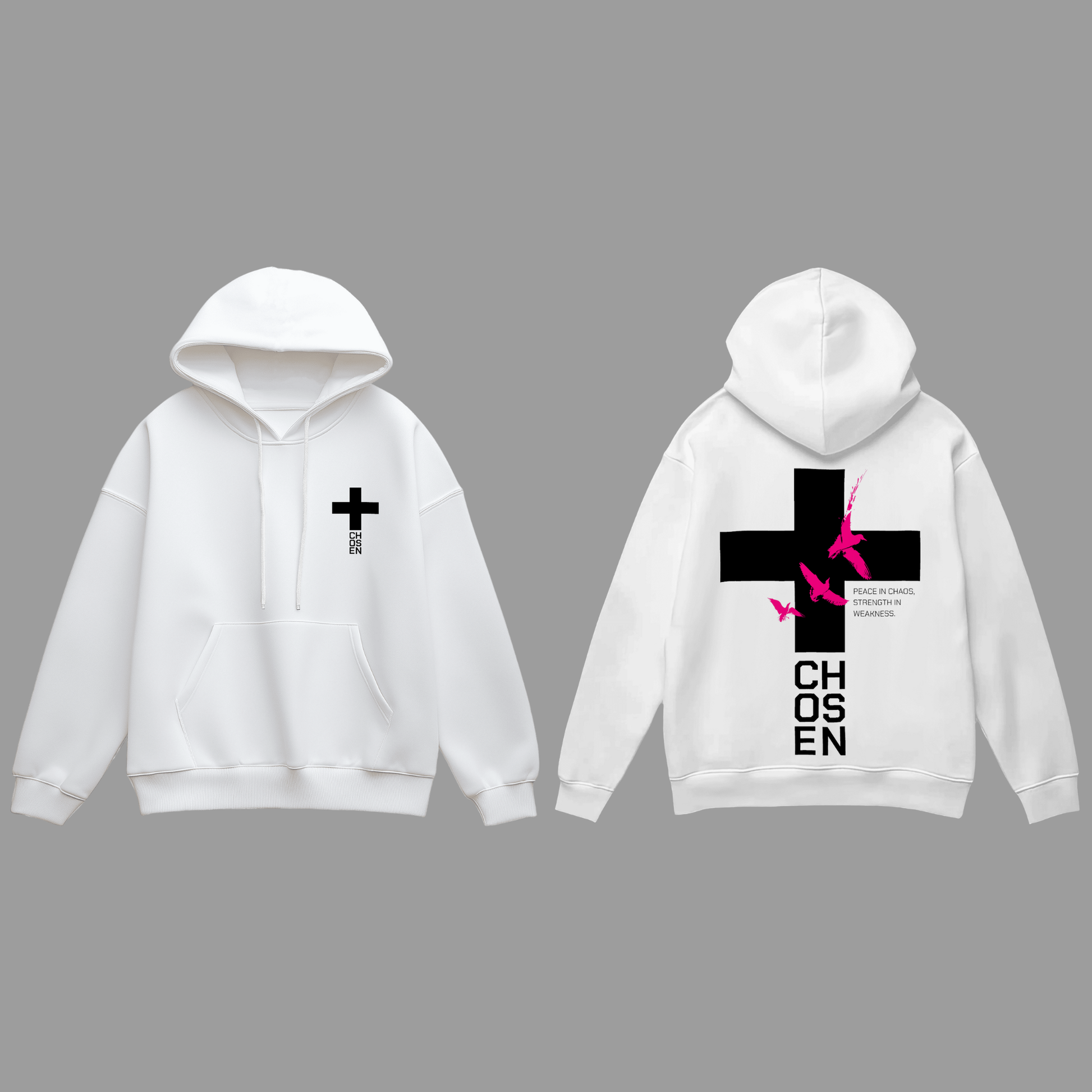 Premium Chosen Hoodie – Faith Streetwear KrzR DruckZone
