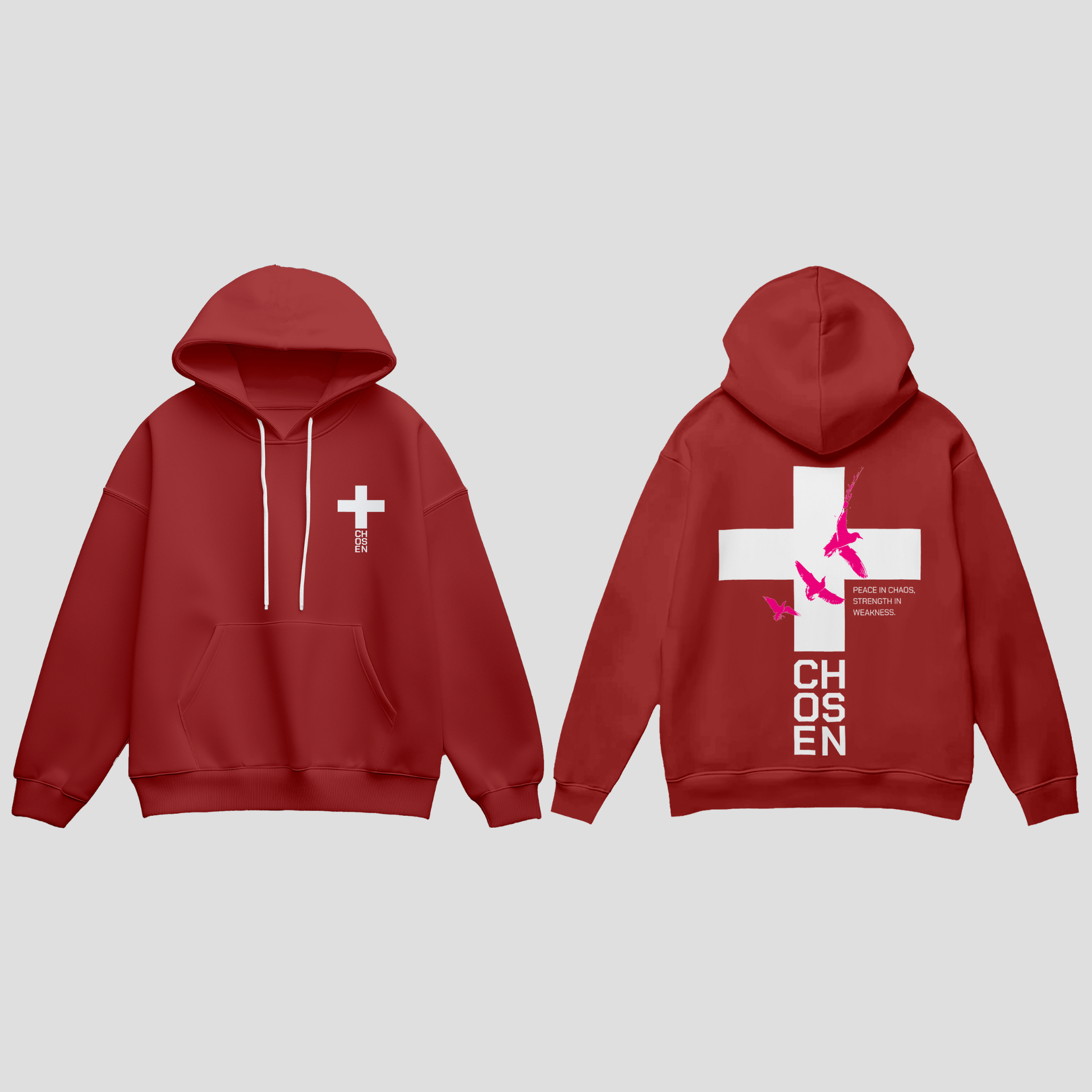 Premium Chosen Hoodie – Faith Streetwear KrzR DruckZone