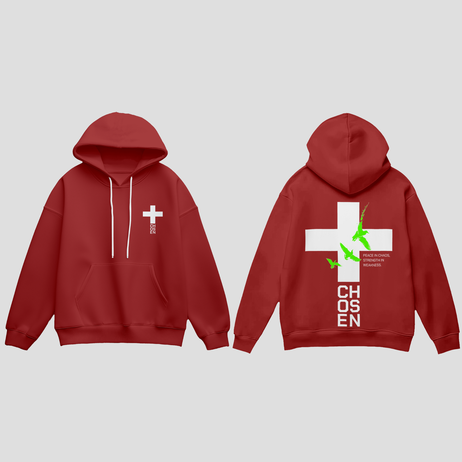Premium Chosen Hoodie – Faith Streetwear KrzR DruckZone