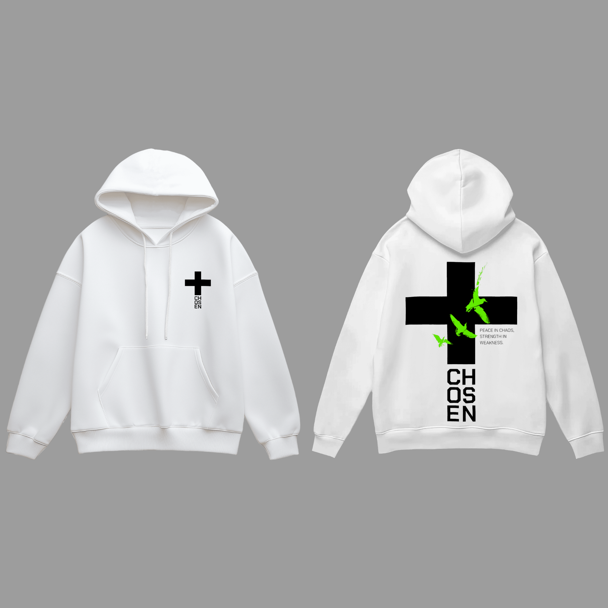 Premium Chosen Hoodie – Faith Streetwear KrzR DruckZone