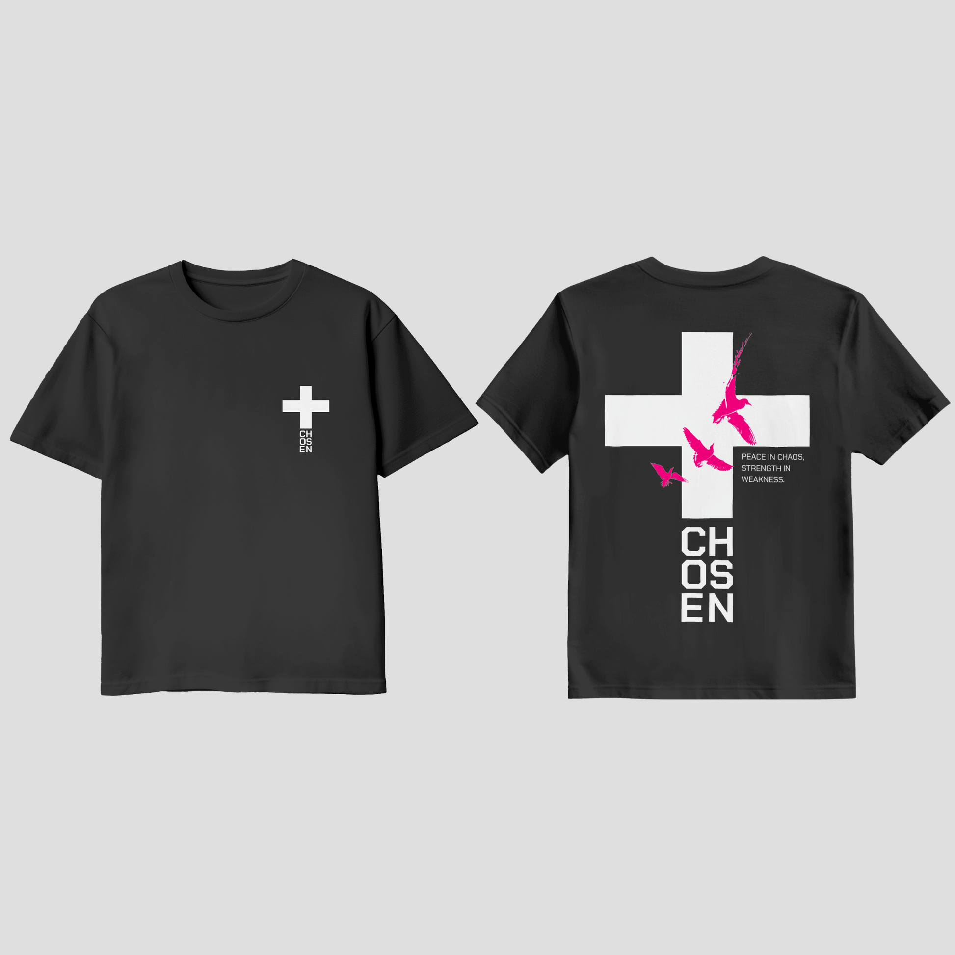 Premium T-Shirt CHOSEN – Streetwear Statement Shirt KrzR DruckZone