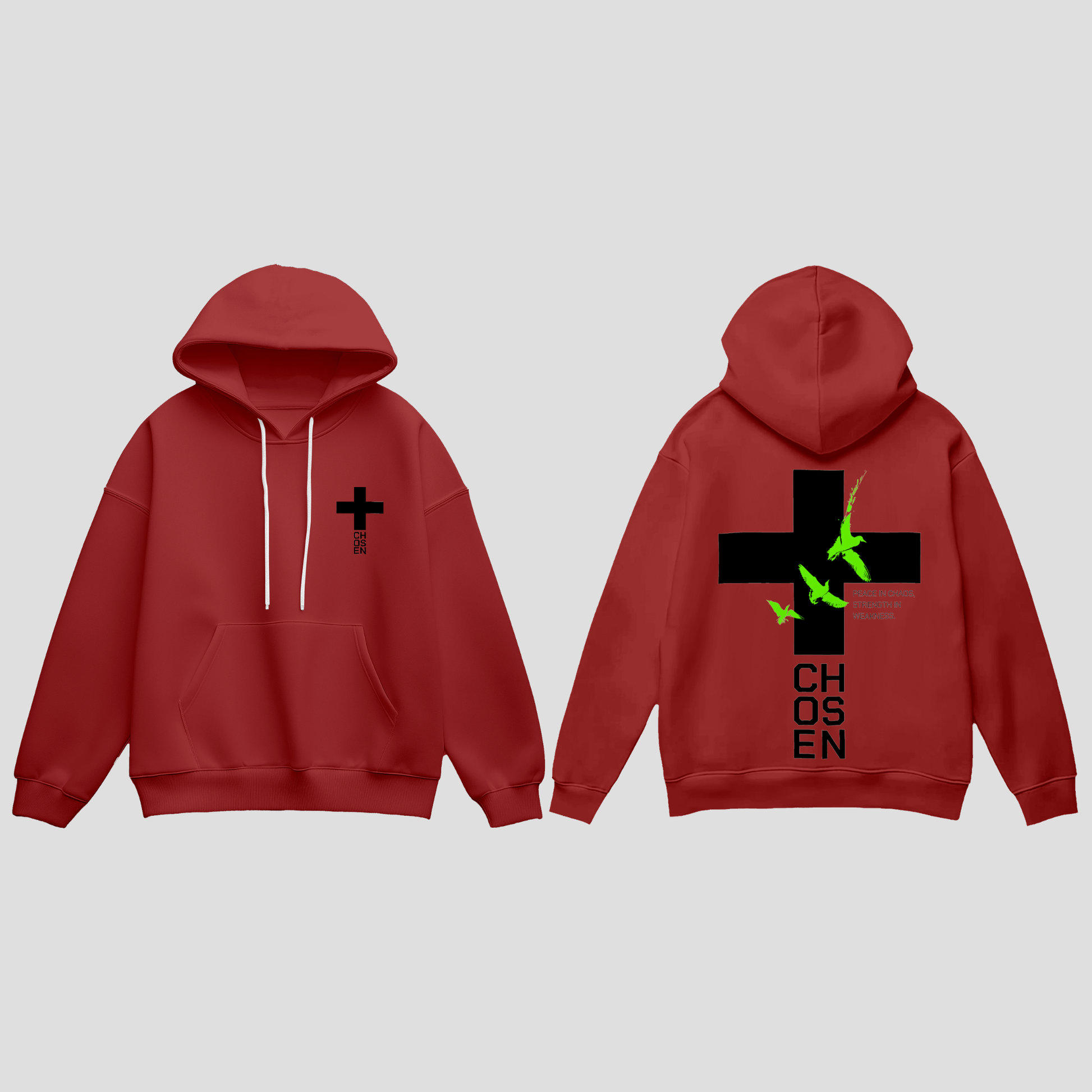 Premium Chosen Hoodie – Faith Streetwear KrzR DruckZone