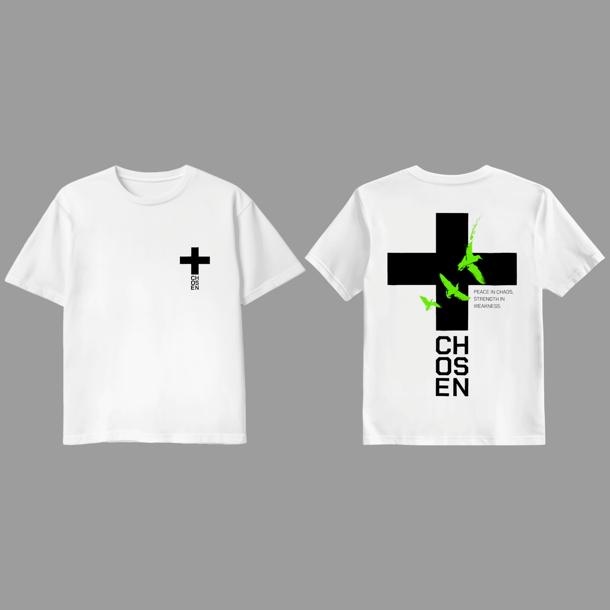 Premium T-Shirt CHOSEN – Streetwear Statement Shirt KrzR DruckZone