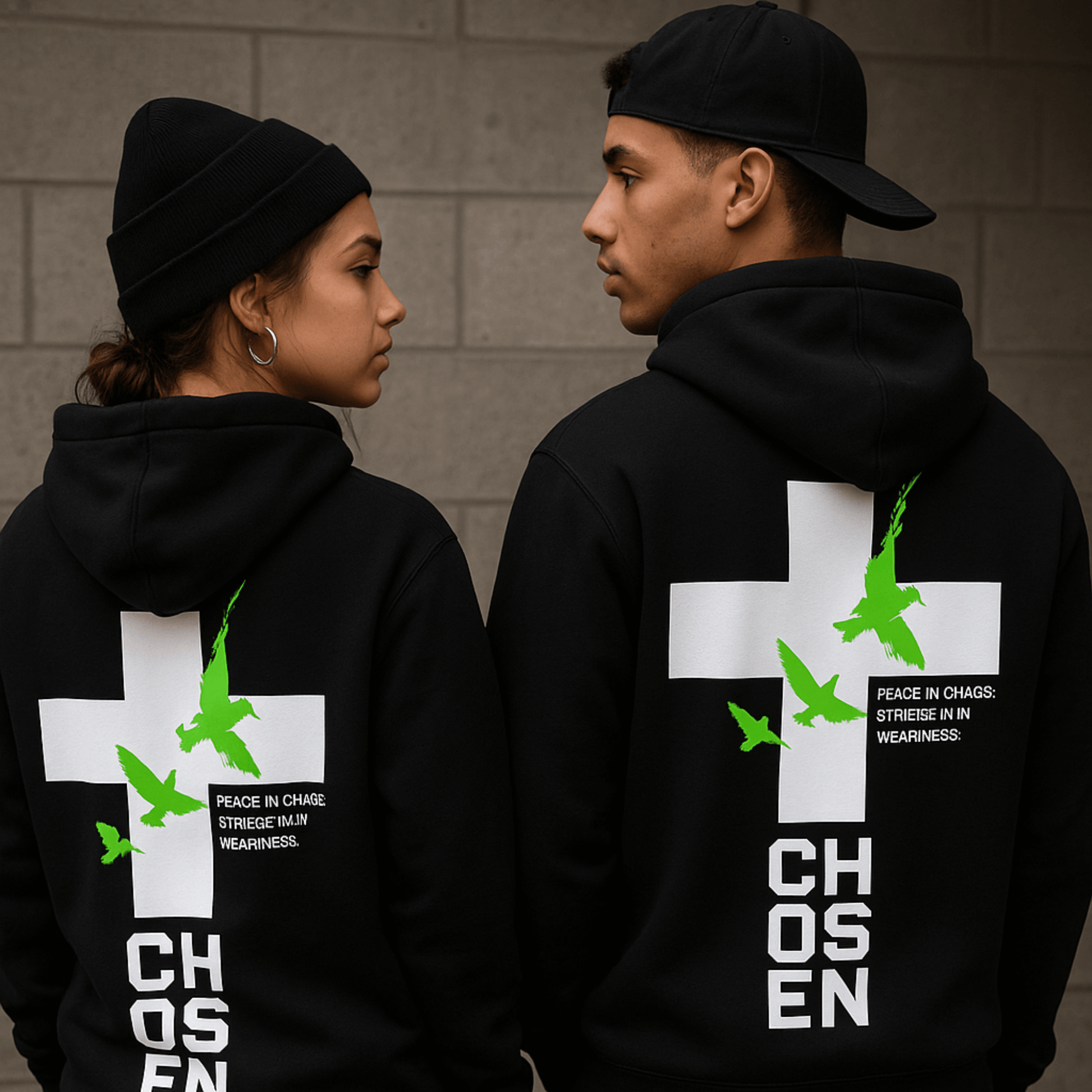 Premium Chosen Hoodie – Faith Streetwear KrzR DruckZone