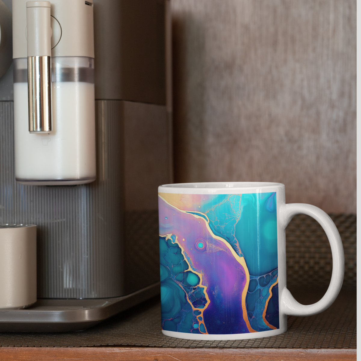Tasse Muster – Bedruckte Kaffeetasse mit Kunstdesign – KrzR-DruckZone e.U