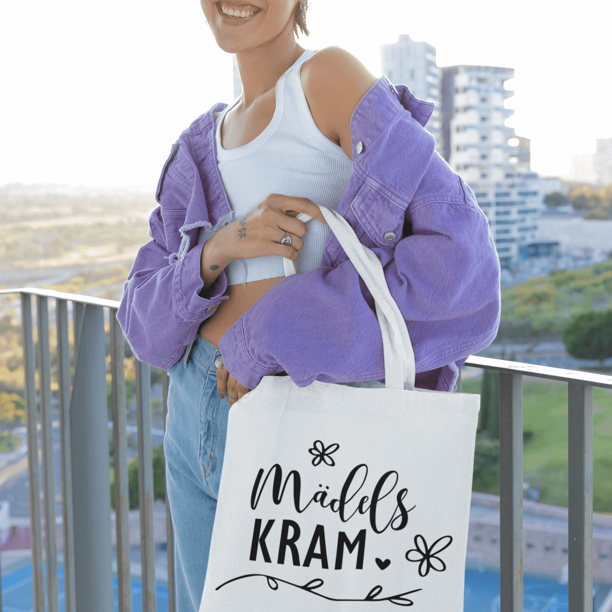 Stofftasche Mädls kram | Wiederverwendbar KrzR DruckZone