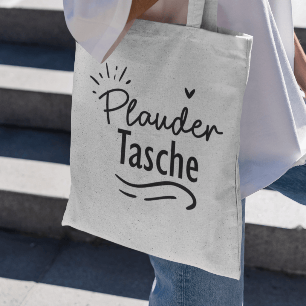 Stofftasche Plaudertasche | Wiederverwendbar KrzR DruckZone
