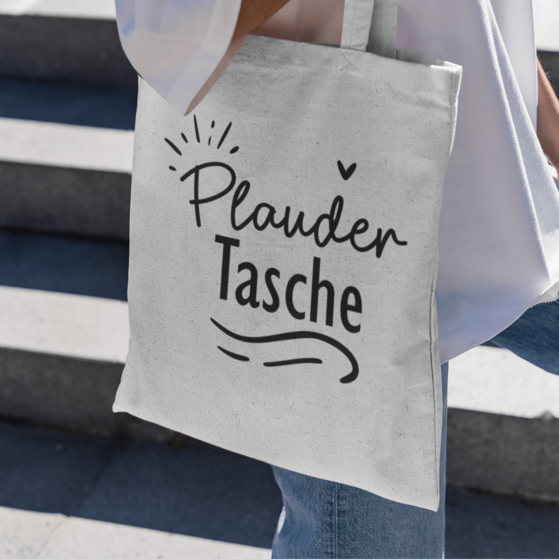Stofftasche Plaudertasche | Wiederverwendbar KrzR DruckZone