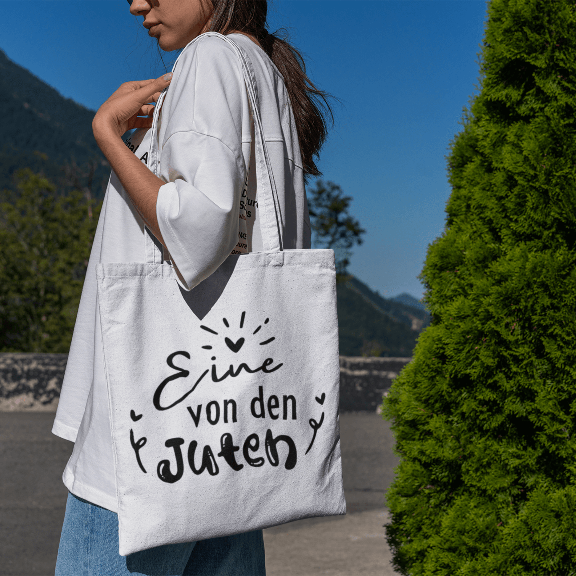 Stofftasche „Eine von den Juten“ | Wiederverwendbar KrzR DruckZone