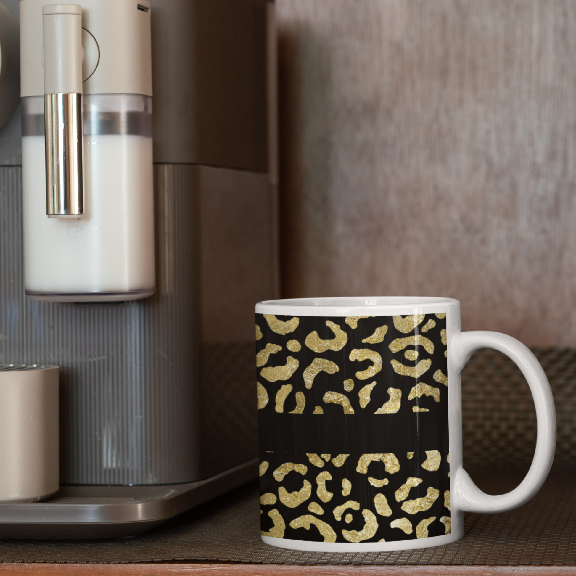 Leopardenmuster Tasse – Premium Keramik | 300 ml Kaffee- & Teetasse KrzR DruckZone