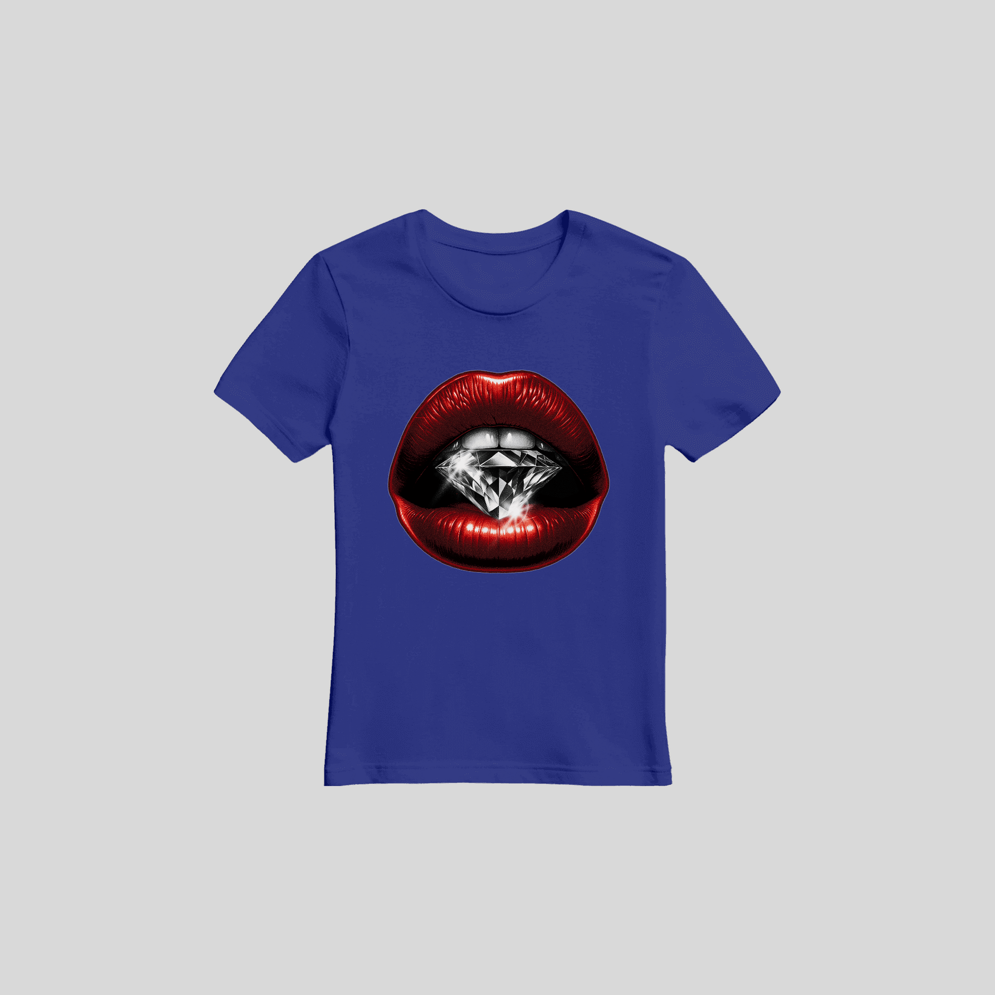 T-Shirt Lippen Diamant KrzR DruckZone