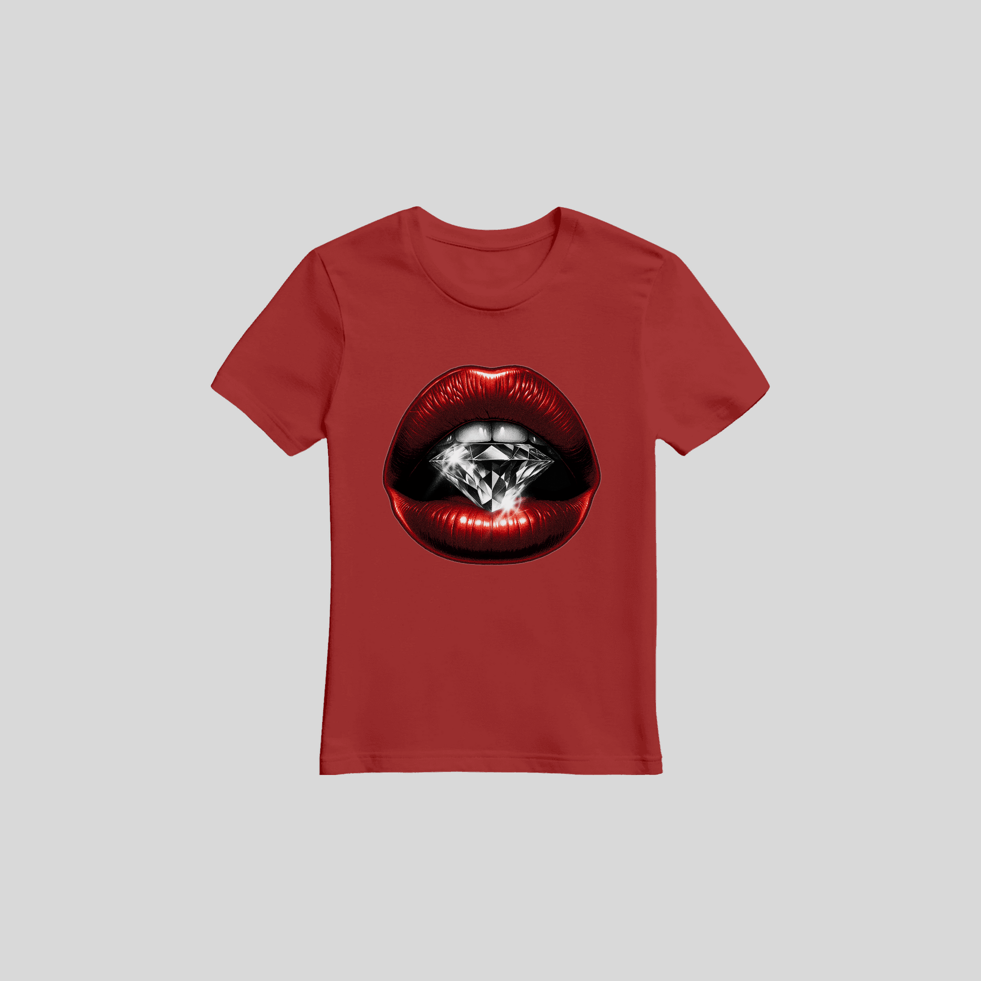 T-Shirt Lippen Diamant KrzR DruckZone