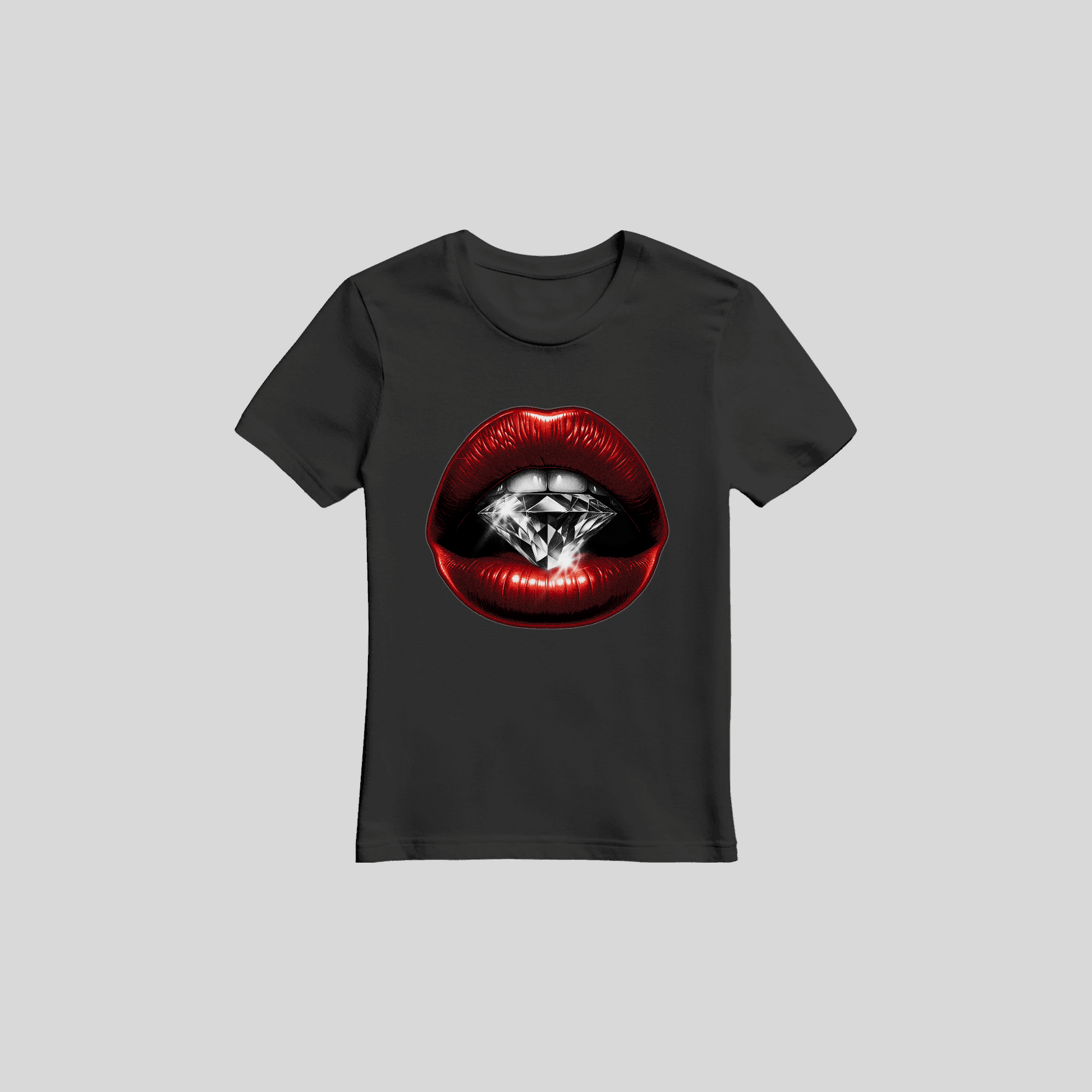 T-Shirt Lippen Diamant KrzR DruckZone