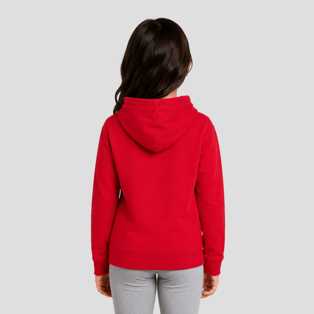 Kinder Zip Hoodie Mädchen | Innen angeraut, ohne Zugband KrzR DruckZone