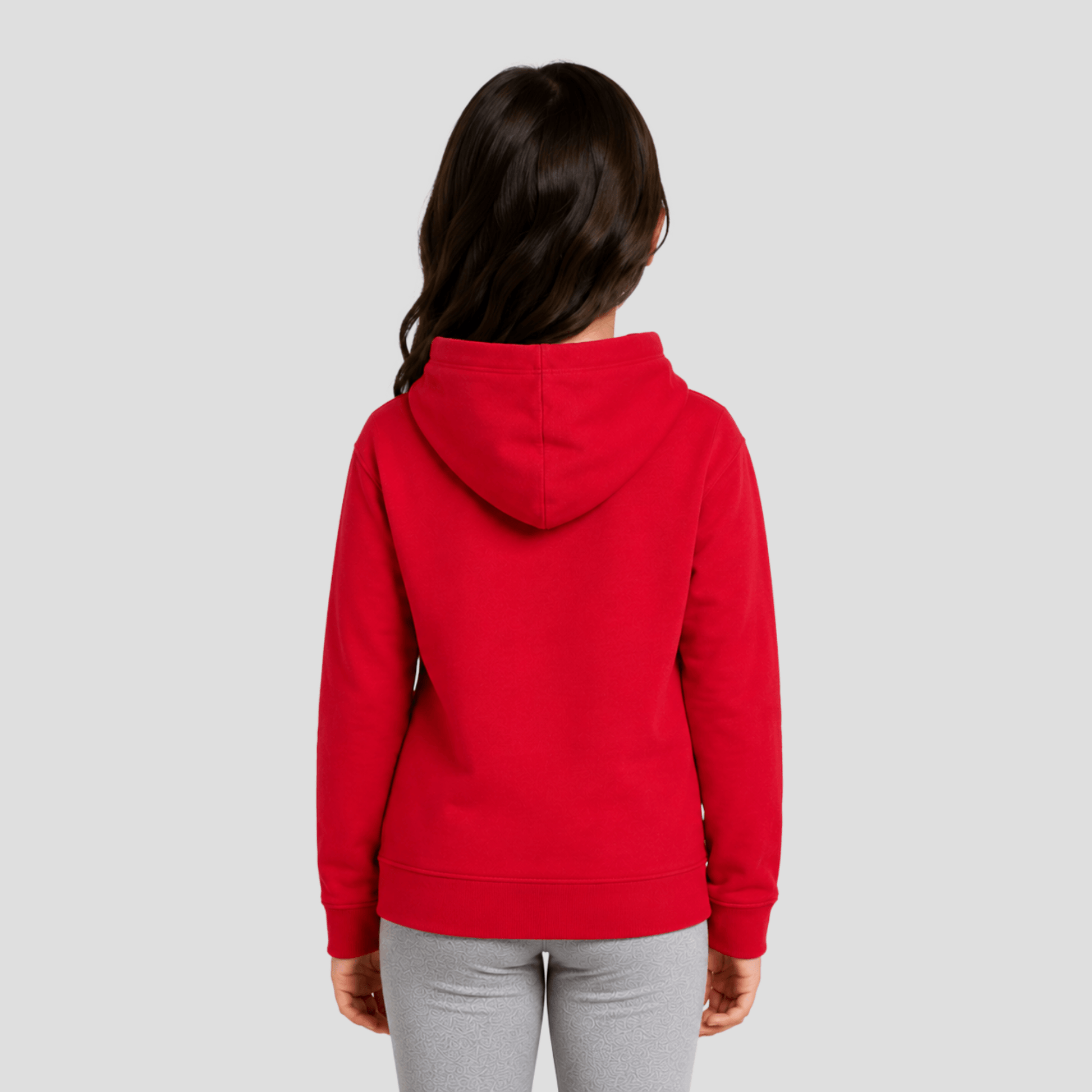 Kinder Zip Hoodie Mädchen | Innen angeraut, ohne Zugband KrzR DruckZone