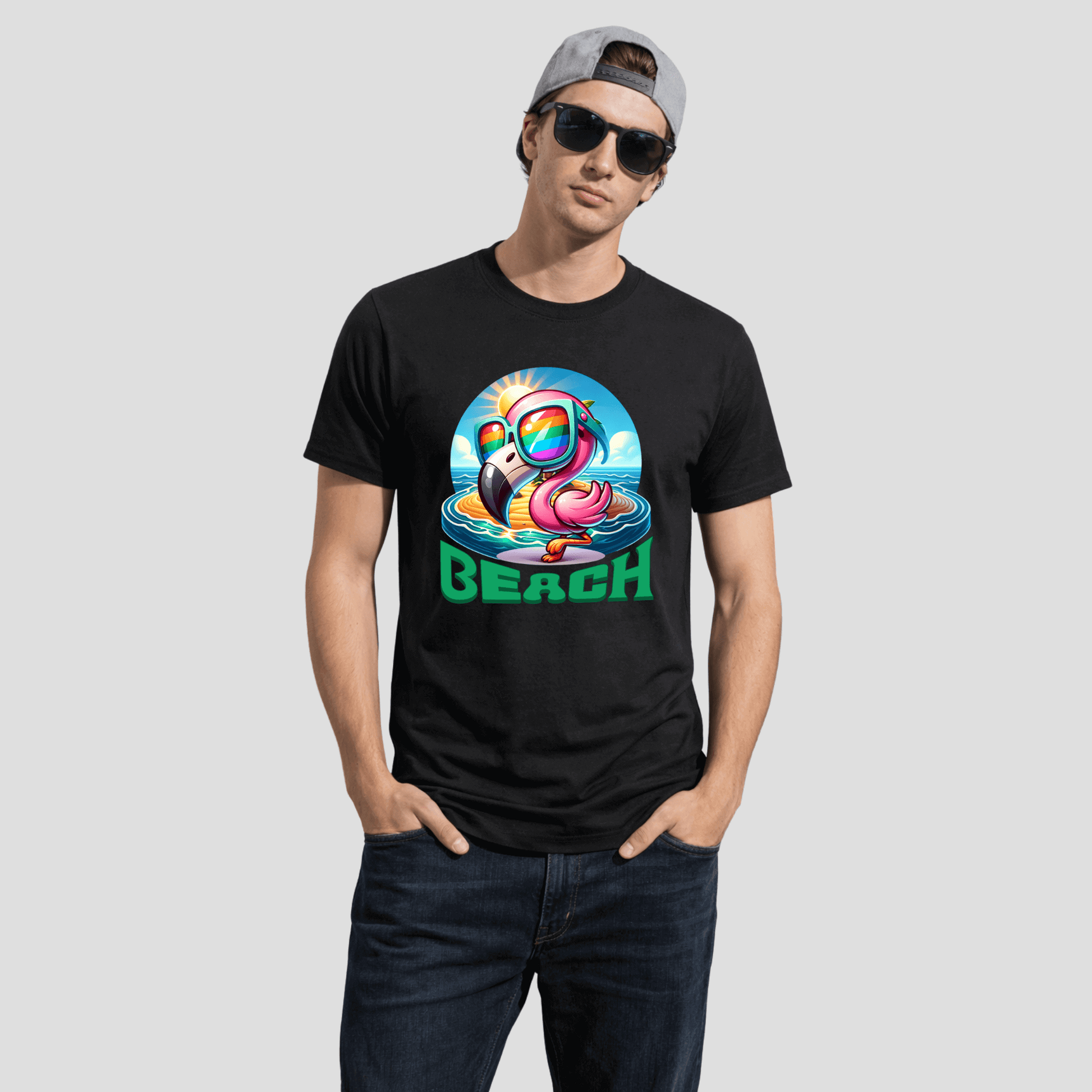 Premium T-Shirt Flamingo KrzR DruckZone