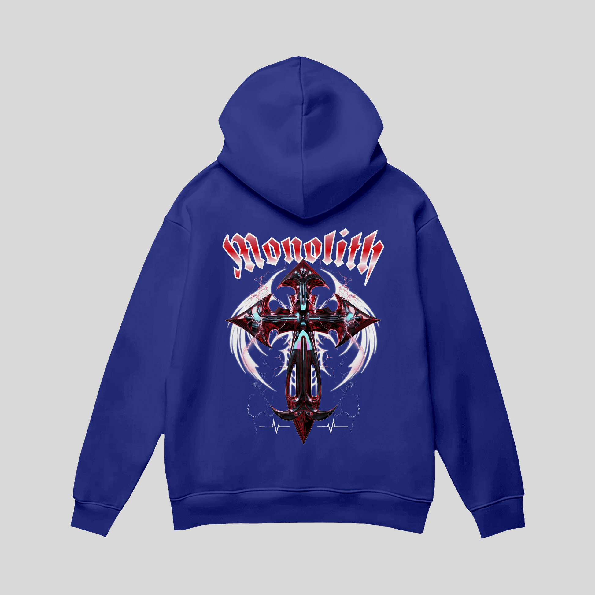 Premium Gothic Streetwear Hoodie „Monolith“ KrzR DruckZone
